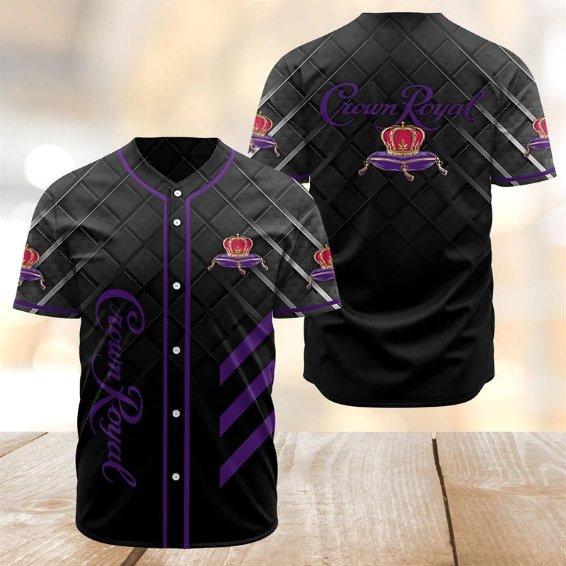 Crown Royal Baseball Jersey Style5565