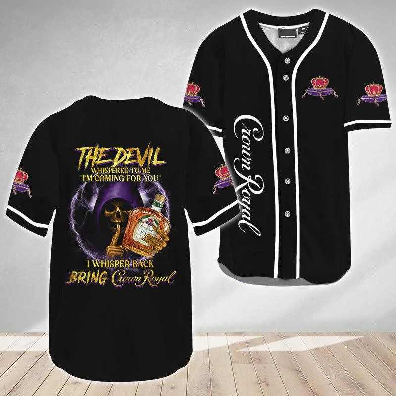 Crown Royal Bring From Devil Baseball Jersey Style3339