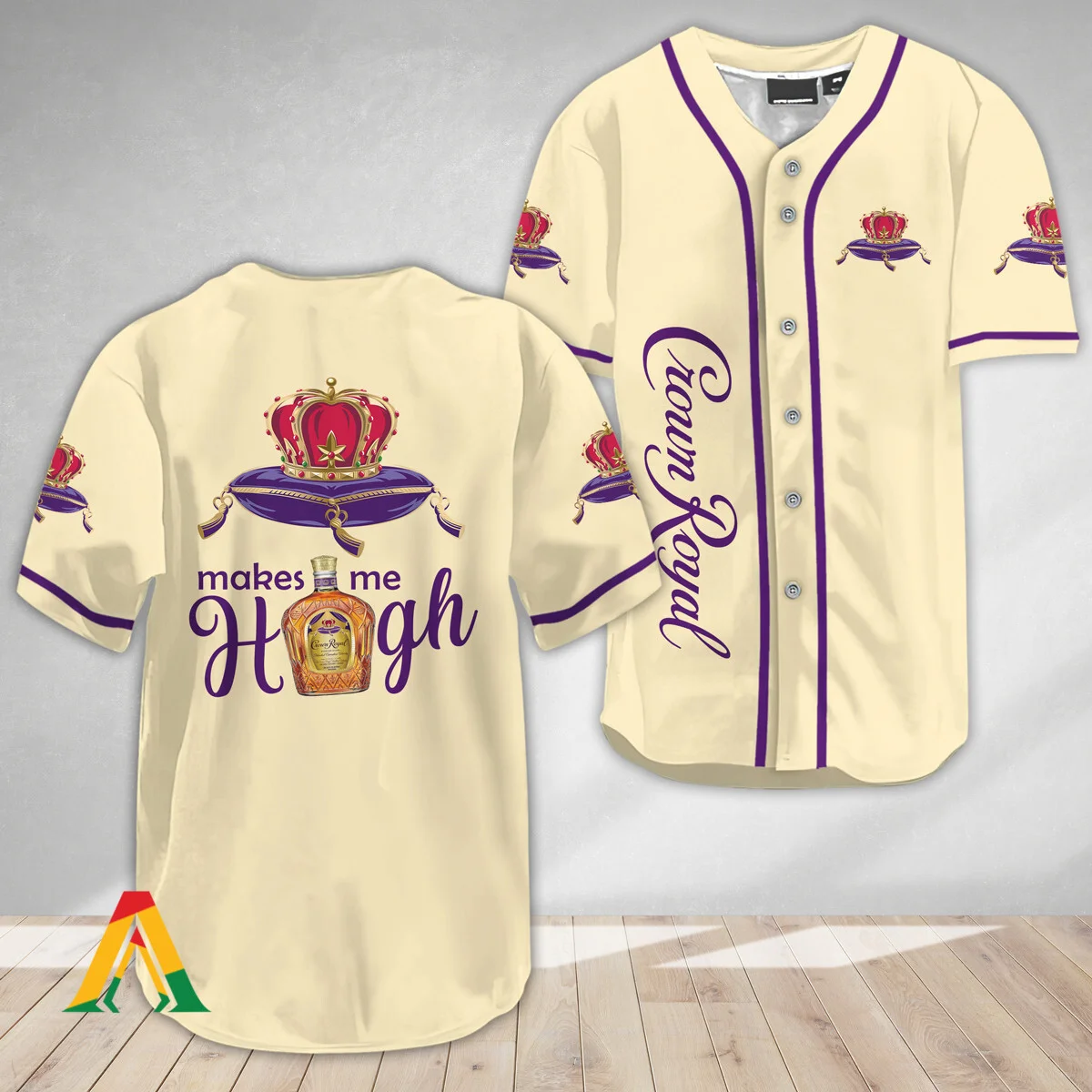 Crown Royal Make Me High Baseball Jersey Style3488