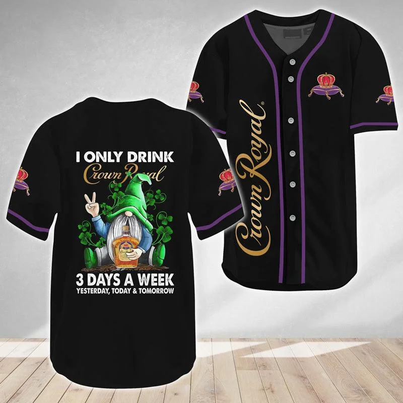 Crown Royal Of Gnome Baseball Jersey Style6311
