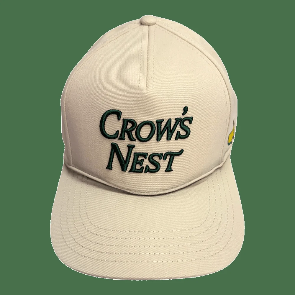 Crows Nest Masters Hat - Official Golf Gift for Husband | Yellow Haze Edition