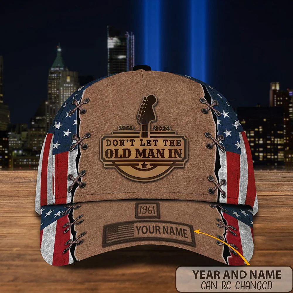 Custom Don't Let The Old Man In Hat USA Flag 1961 2024 RIP Legend Merch Gifts For Fans