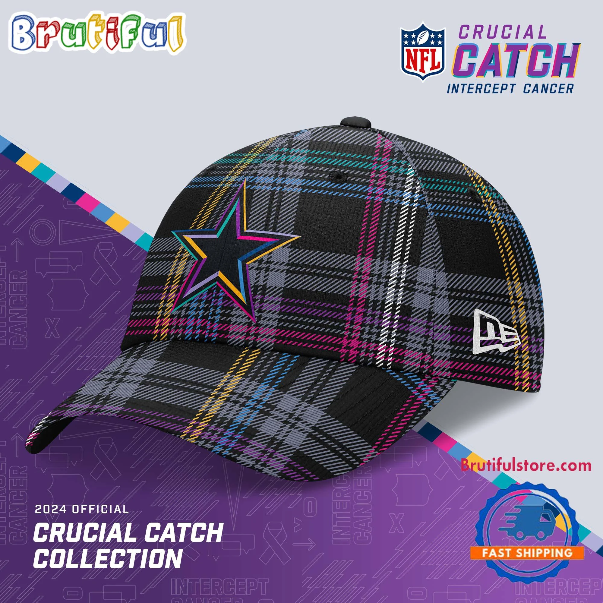 Dallas Cowboys 2024 NFL Crucial Catch Baseball Cap
