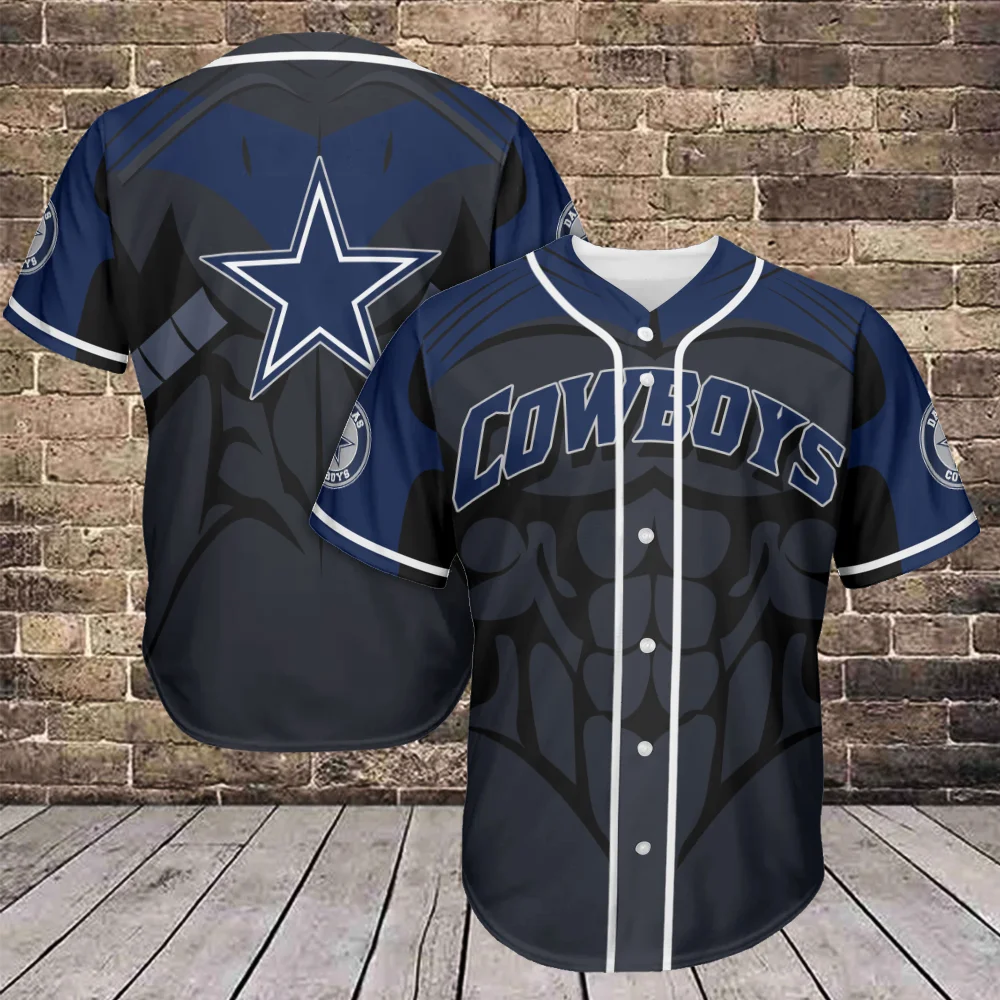 Dallas Cowboys Baseball Jersey Azcbjs136