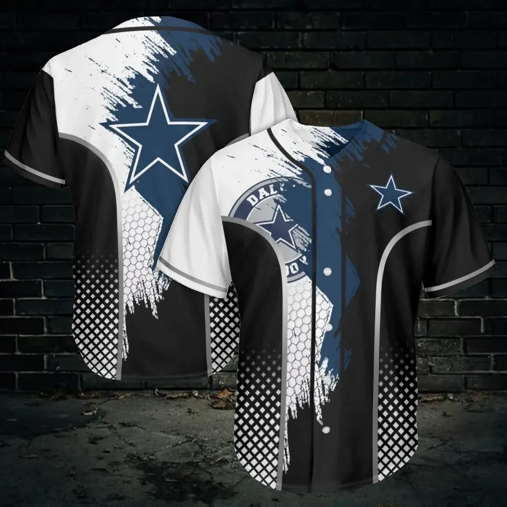 Dallas Cowboys Baseball Jersey Azcbjs356