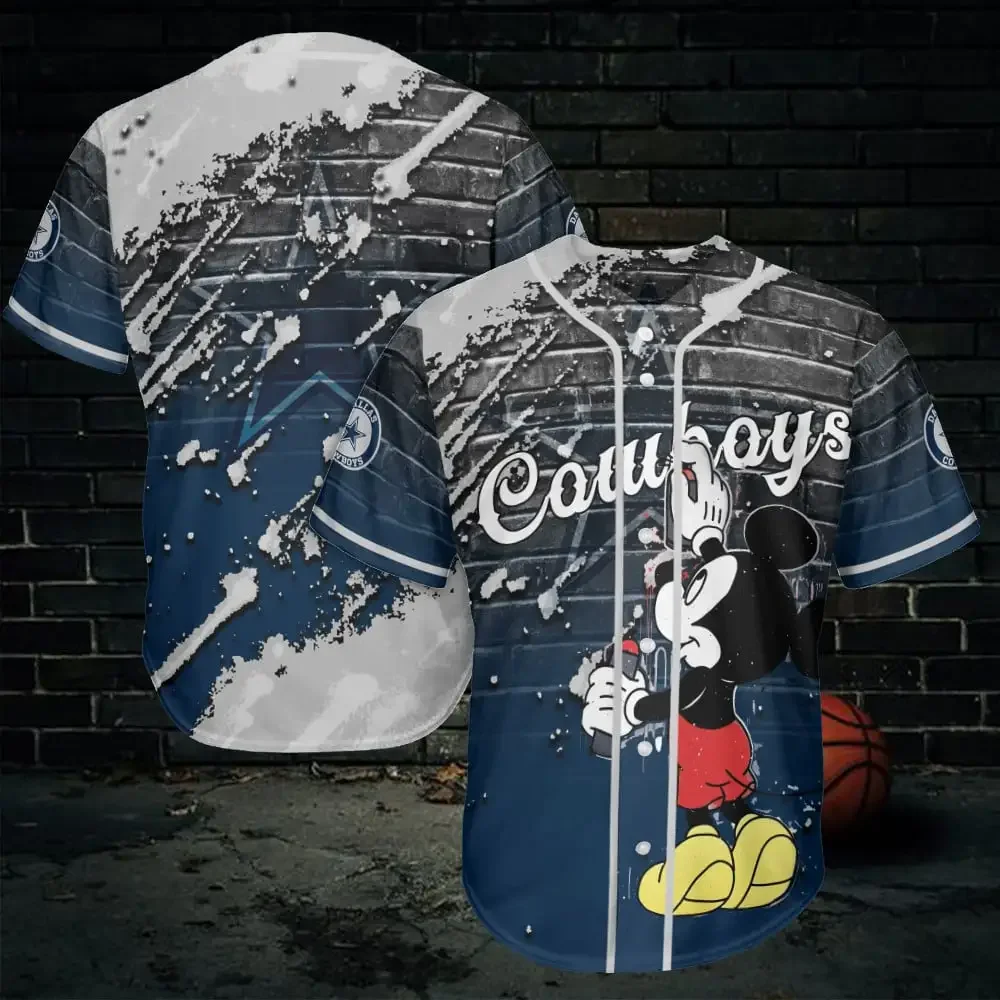 Dallas Cowboys Baseball Jersey Azcbjs371