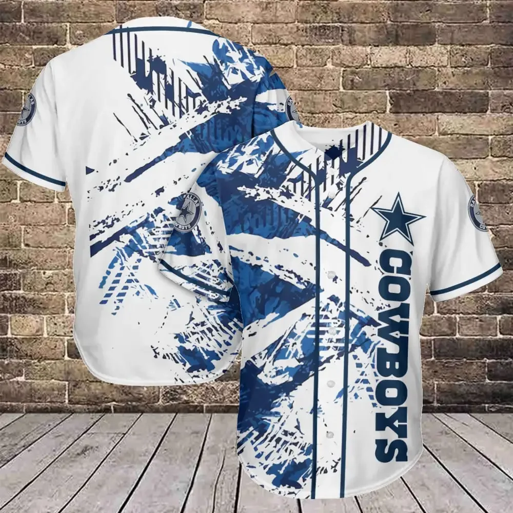 Dallas Cowboys Baseball Jersey Azcbjs381