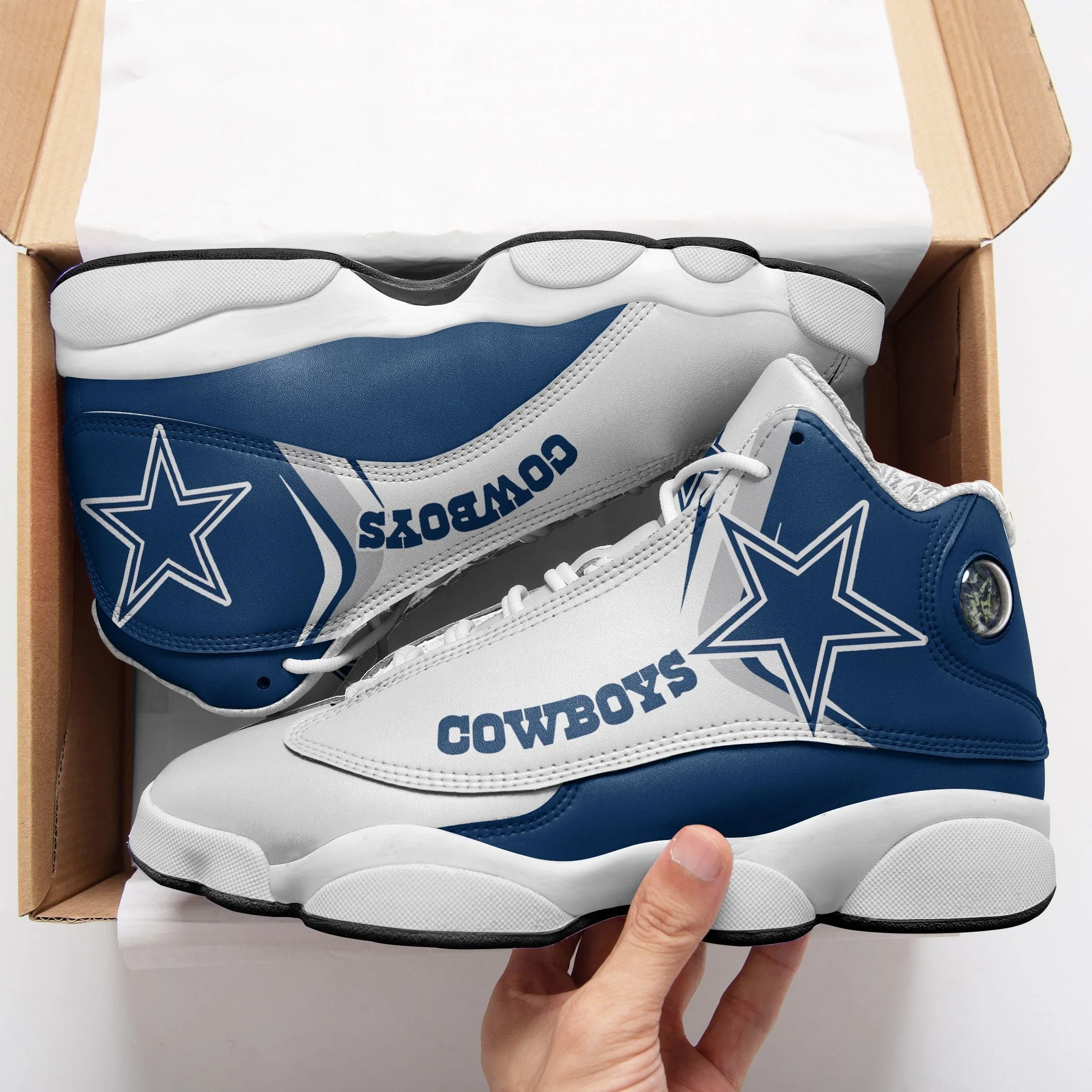 Dallas Cowboys NFL AJ13 Sneakers Shoes For Men And Women 62