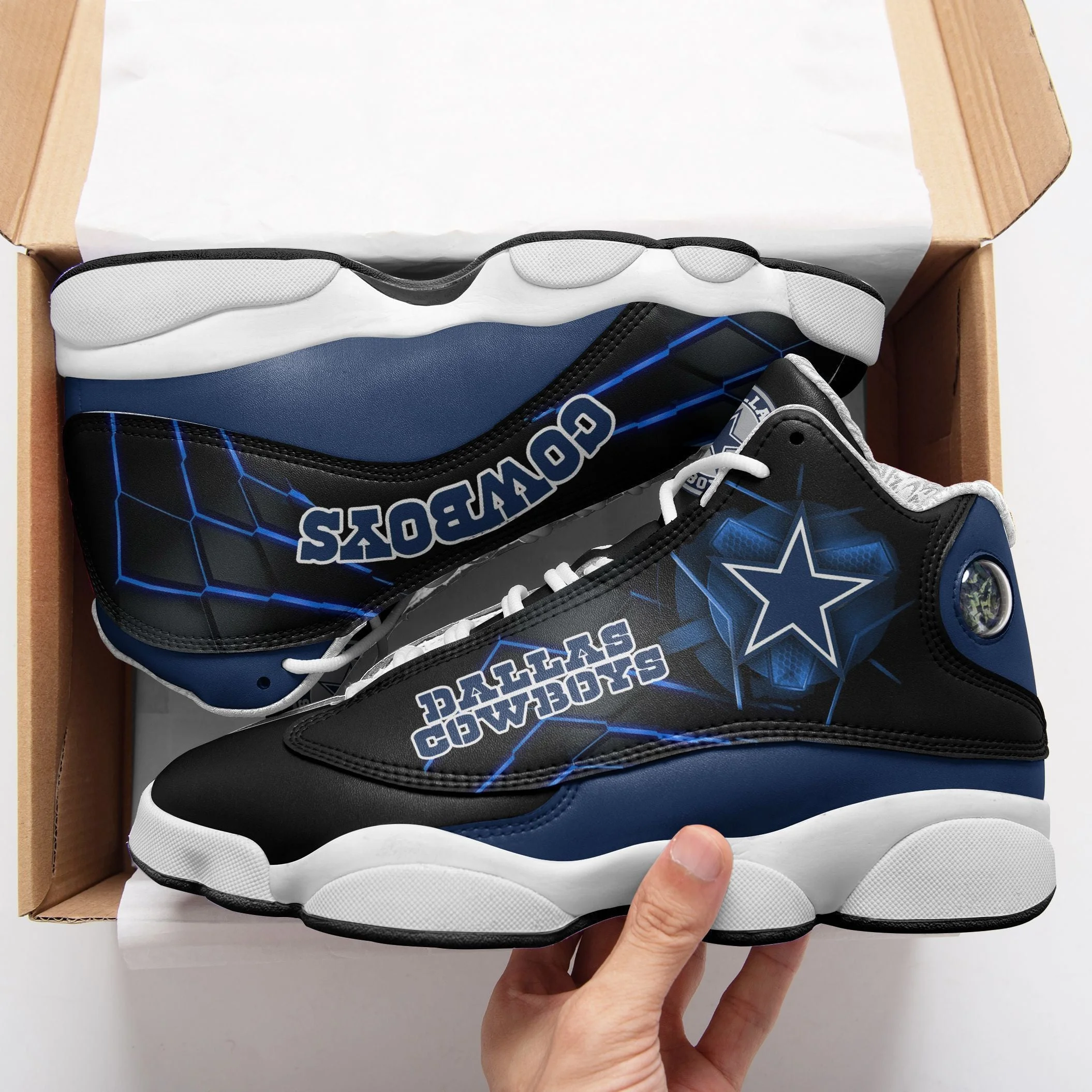 Dallas Cowboys NFL AJ13 Sneakers Shoes For Men And Women 89