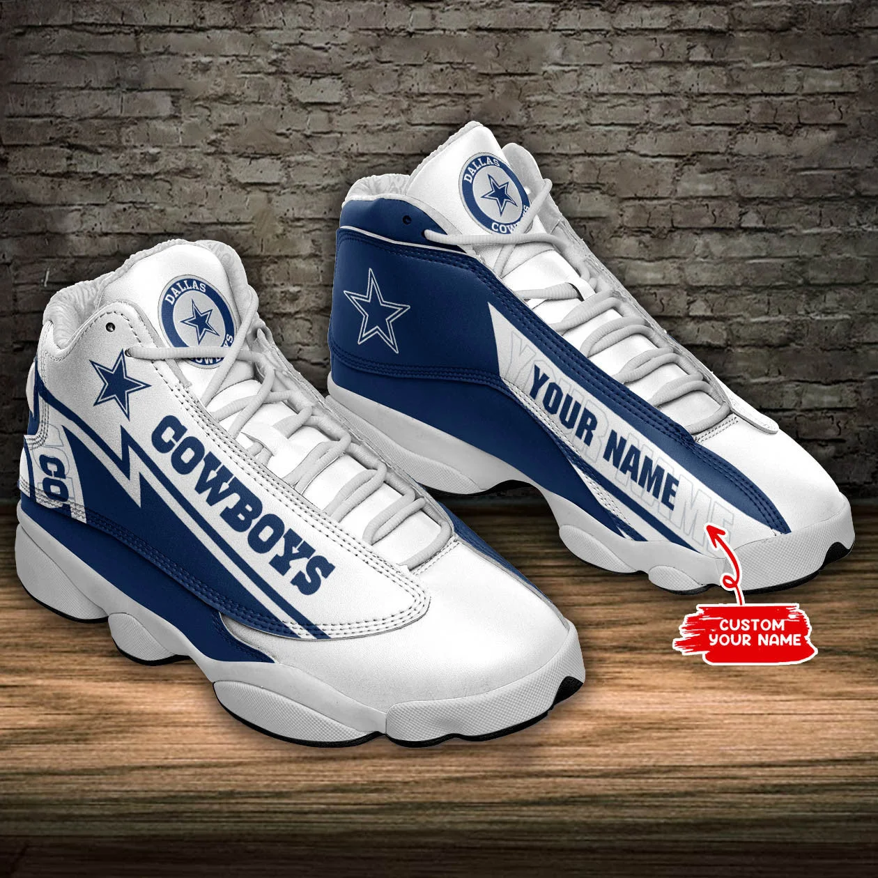 Dallas Cowboys NFL AJ13 Sneakers Shoes For Men And Women 57