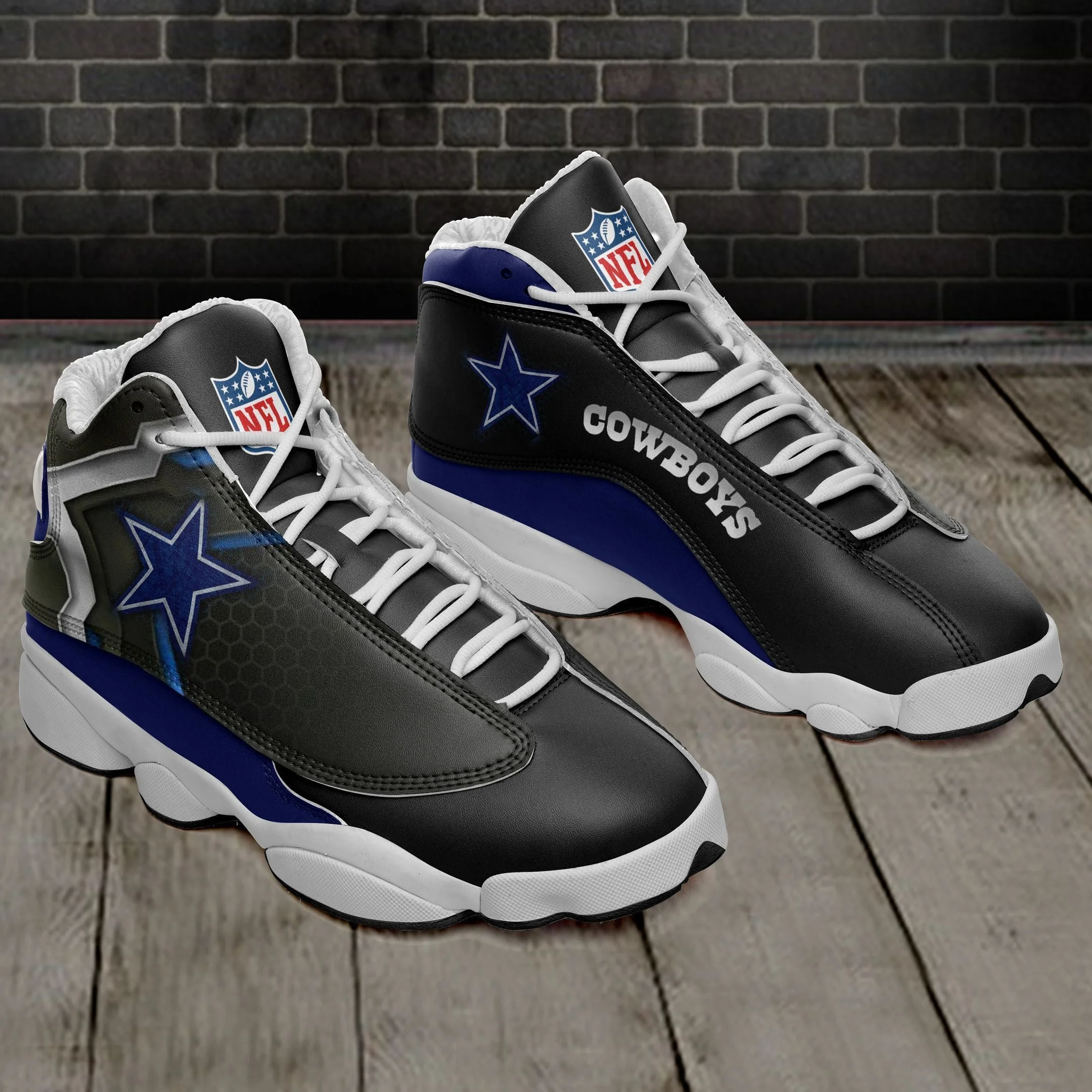 Dallas Cowboys NFL AJ13 Sneakers Shoes For Men And Women 94