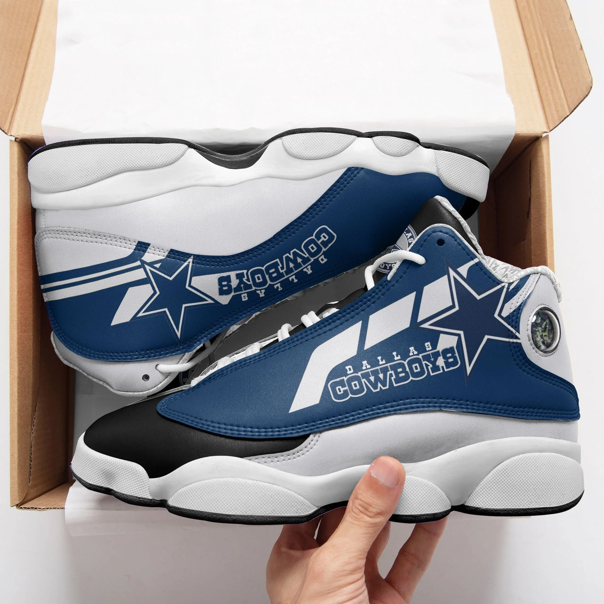 Dallas Cowboys NFL AJ13 Sneakers Shoes For Men And Women 117