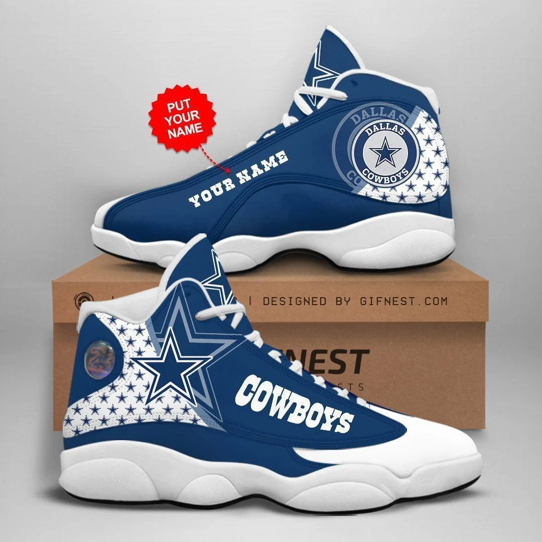 Dallas Cowboys NFL AJ13 Sneakers Shoes For Men And Women 110