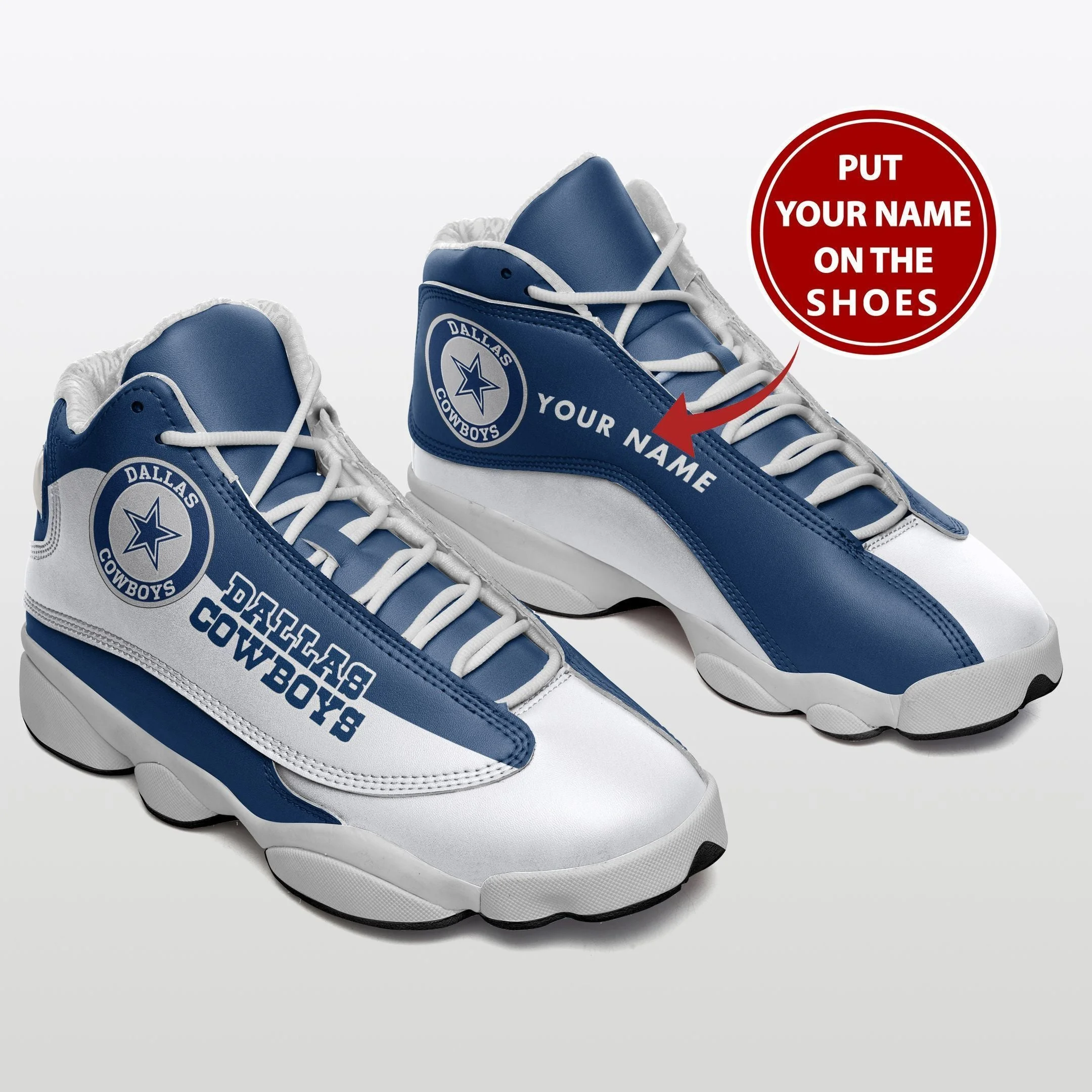 Dallas Cowboys NFL AJ13 Sneakers Shoes For Men And Women 115