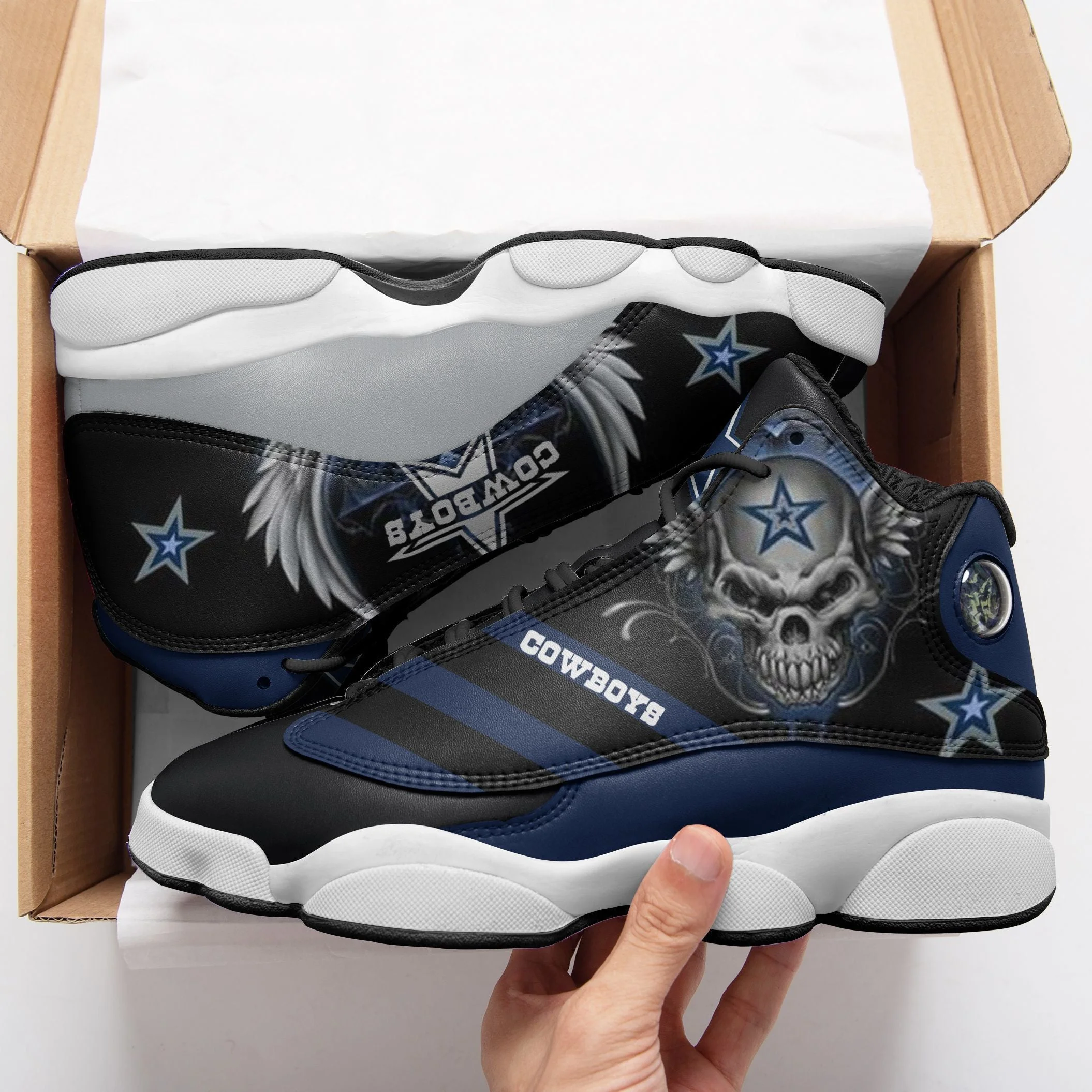 Dallas Cowboys NFL AJ13 Sneakers Shoes For Men And Women 133