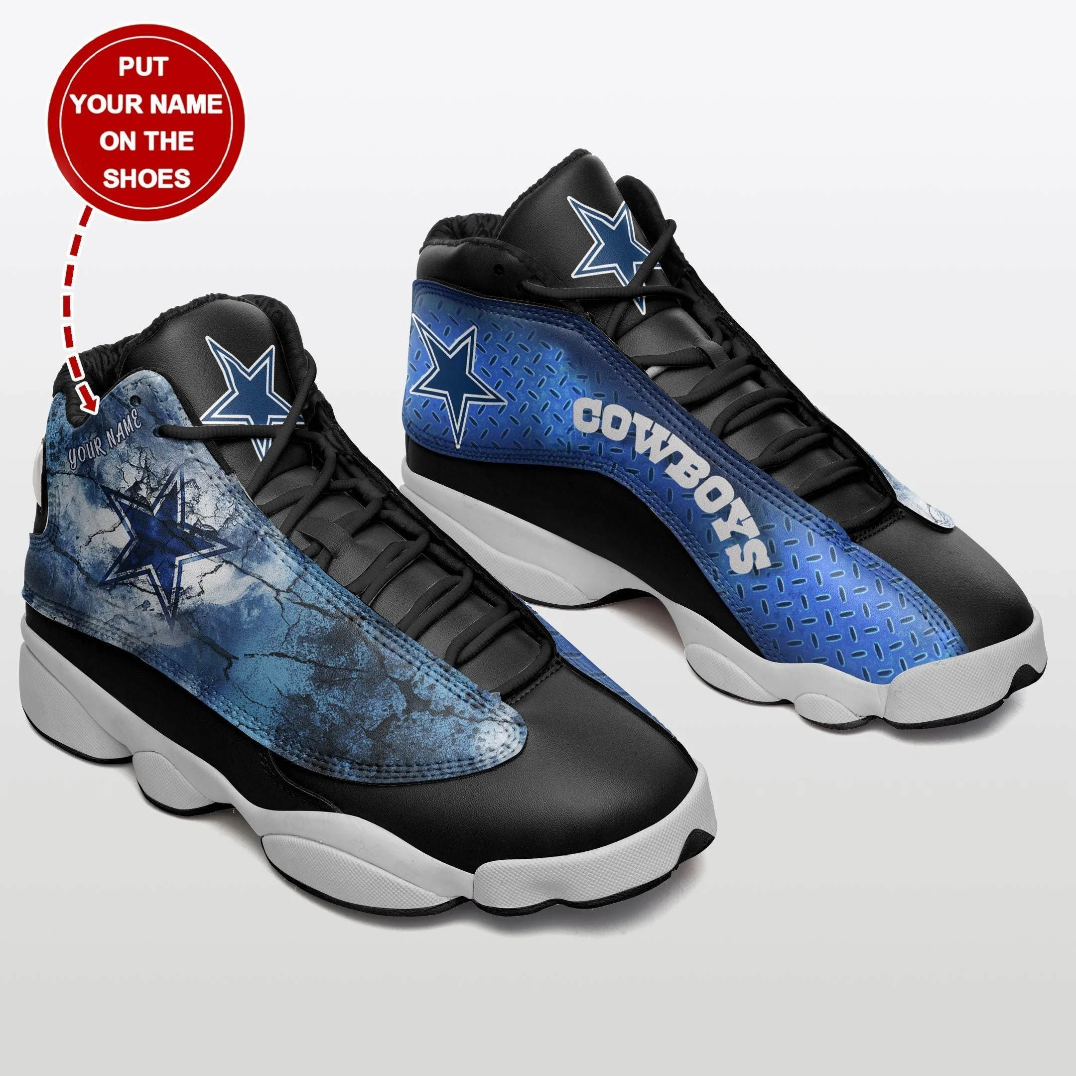 Dallas Cowboys NFL AJ13 Sneakers Shoes For Men And Women 11