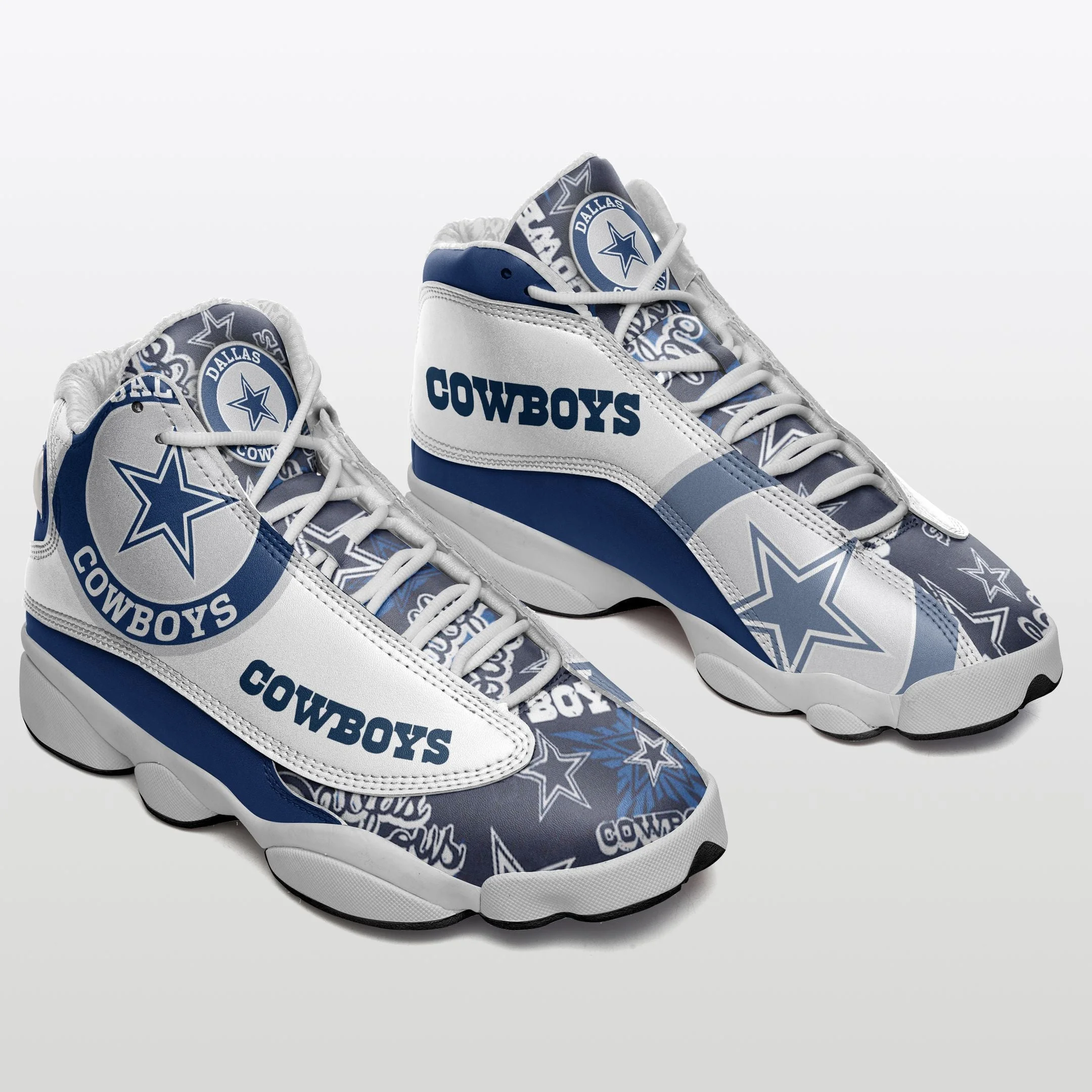 Dallas Cowboys NFL AJ13 Sneakers Shoes For Men And Women 102