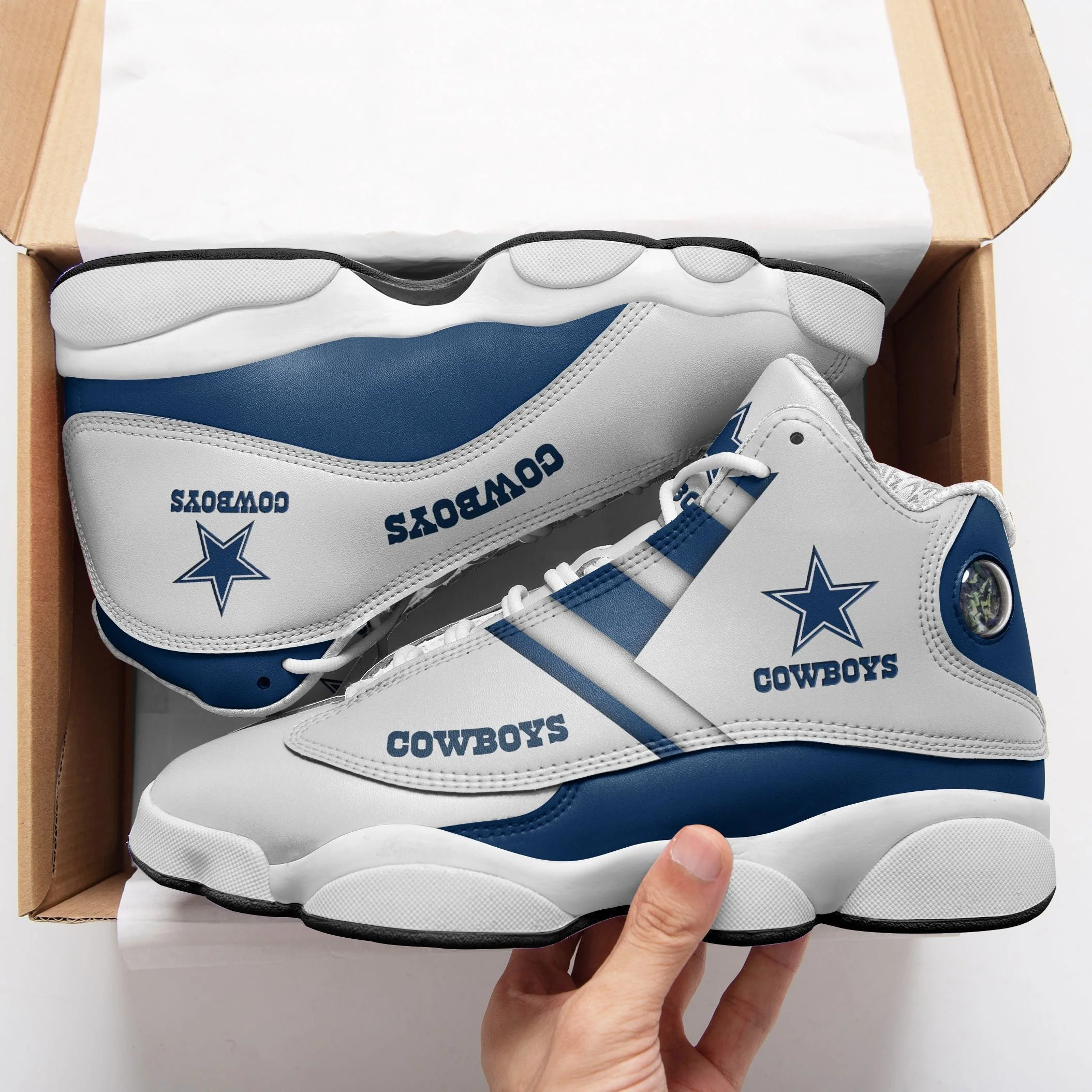 Dallas Cowboys NFL AJ13 Sneakers Shoes For Men And Women 116