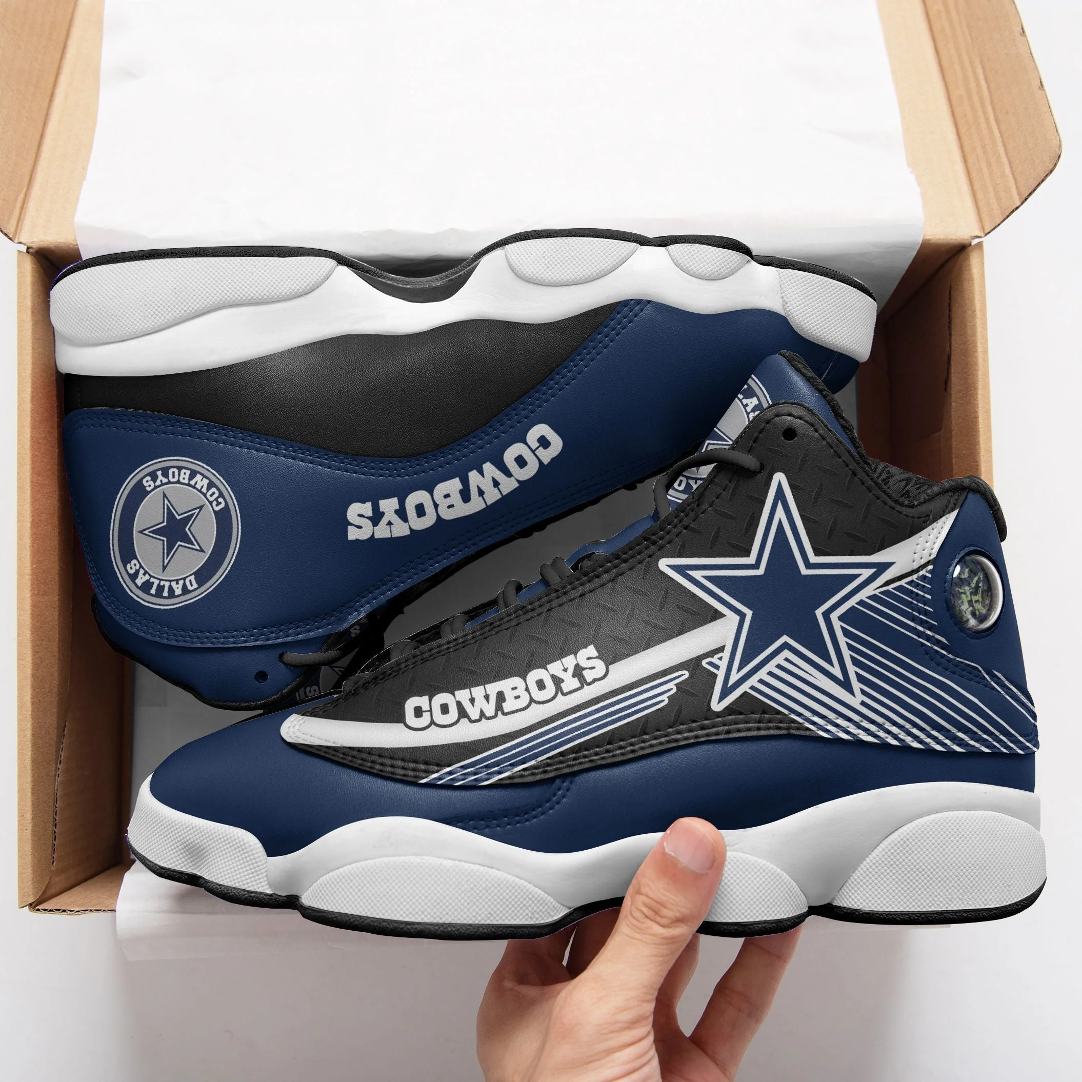 Dallas Cowboys NFL AJ13 Sneakers Shoes For Men And Women 111