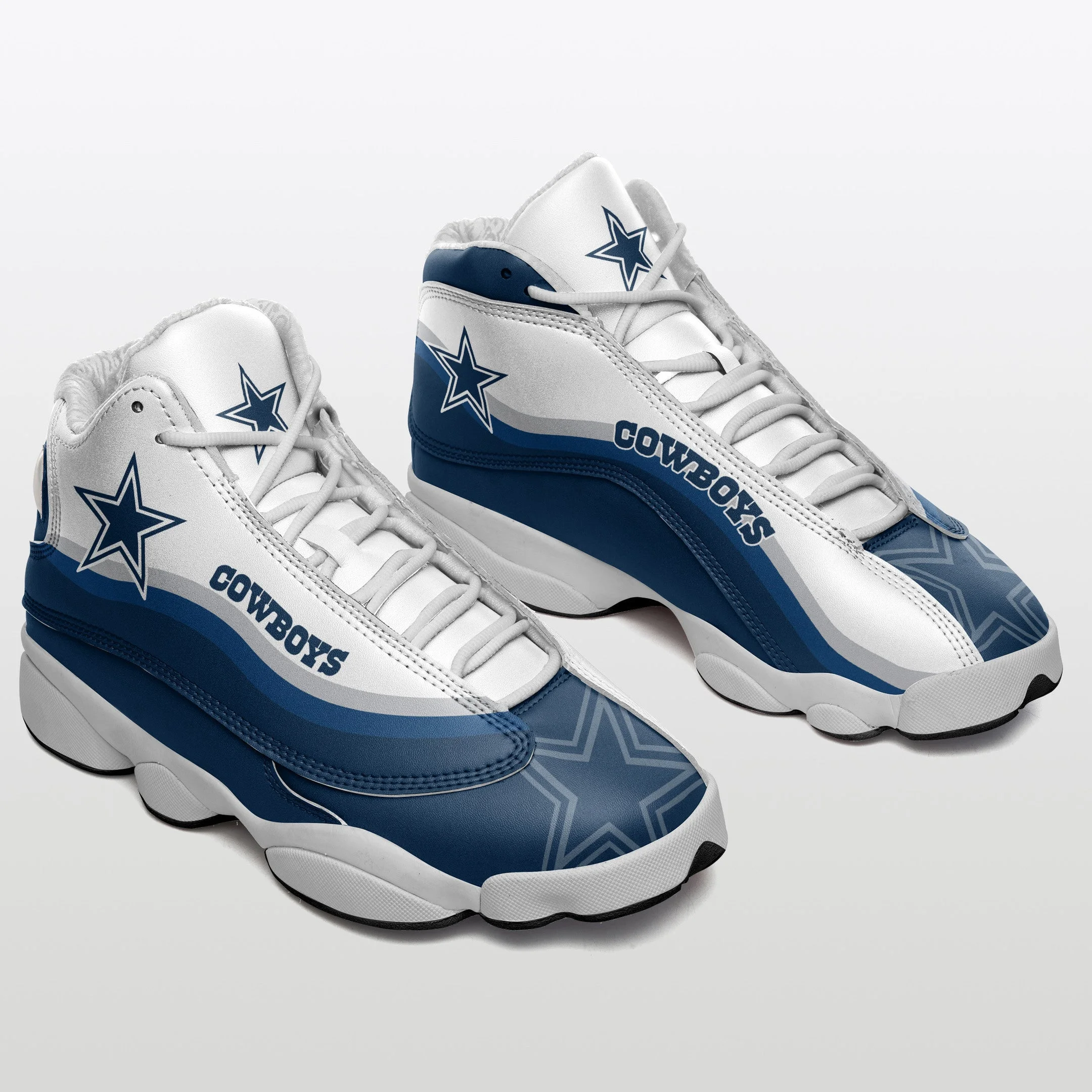Dallas Cowboys NFL AJ13 Sneakers Shoes For Men And Women 124