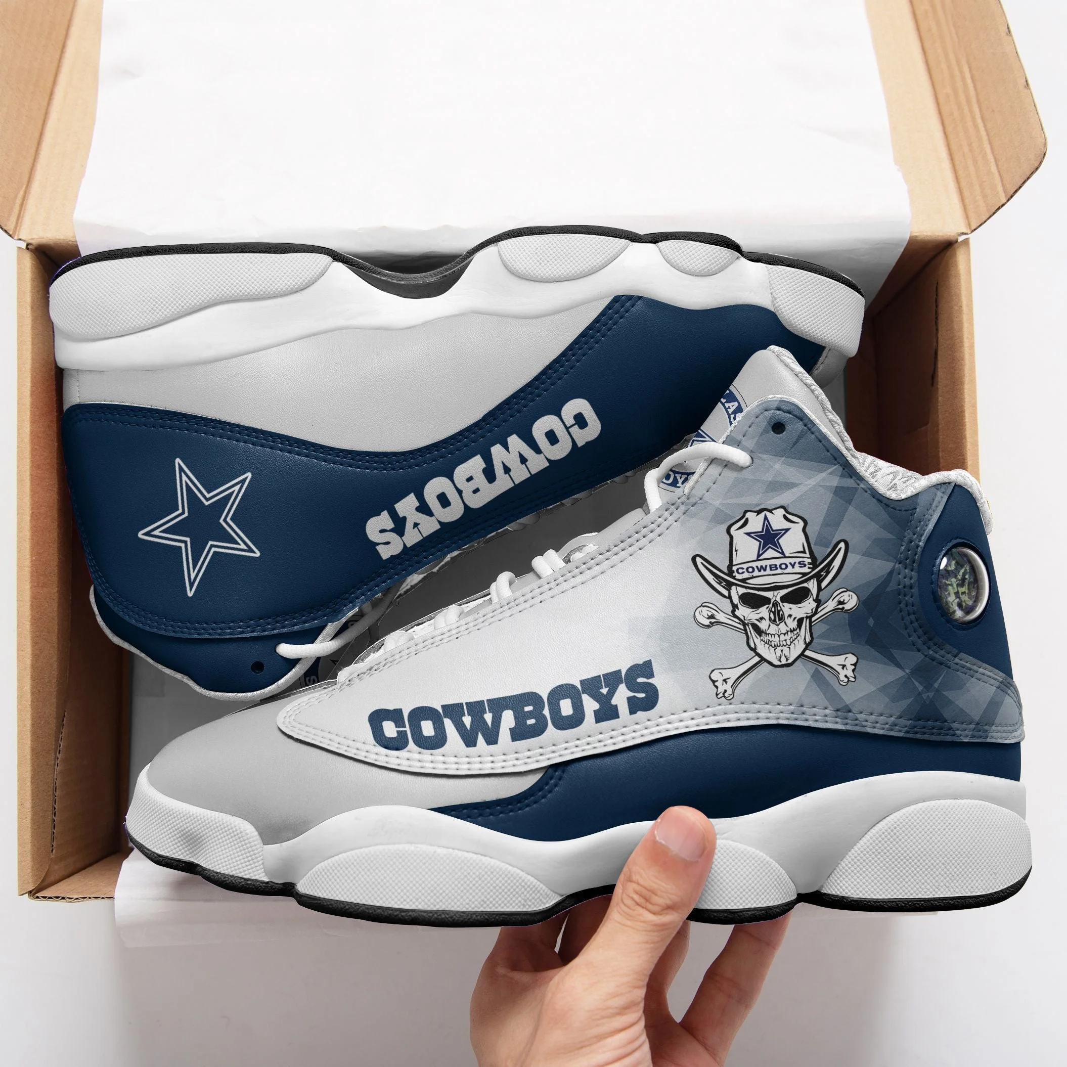Dallas Cowboys NFL AJ13 Sneakers Shoes For Men And Women 122