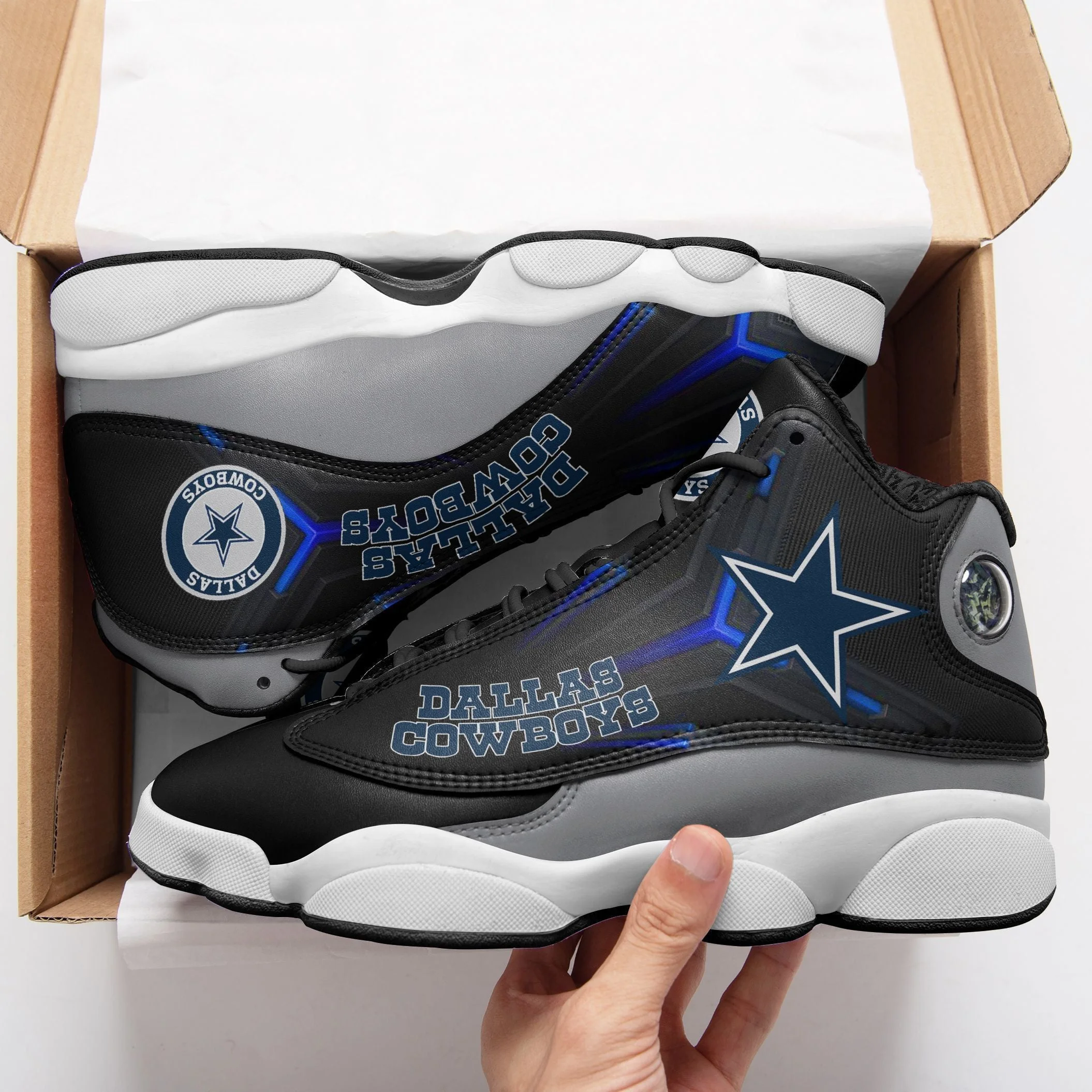Dallas Cowboys NFL AJ13 Sneakers Shoes For Men And Women 149