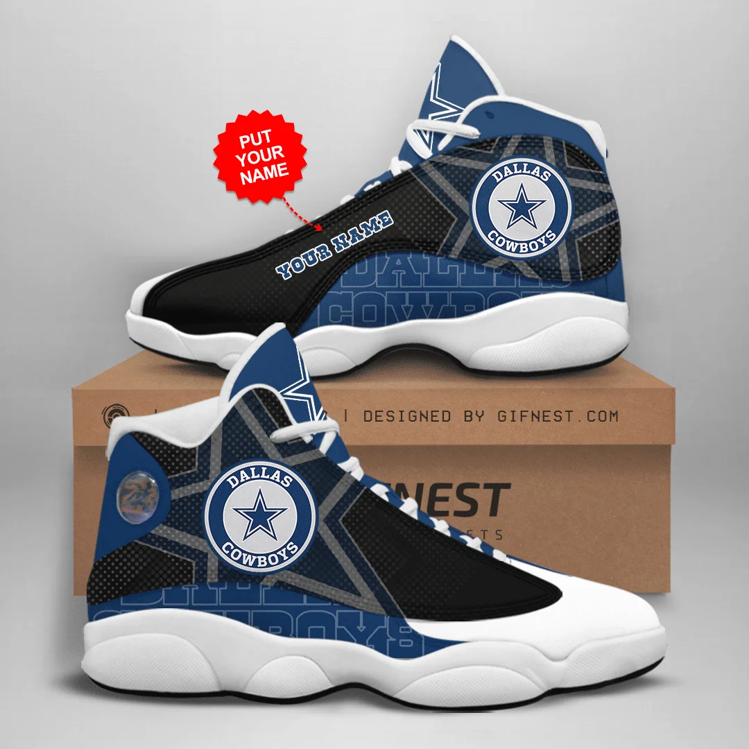 Dallas Cowboys NFL AJ13 Sneakers Shoes For Men And Women 129