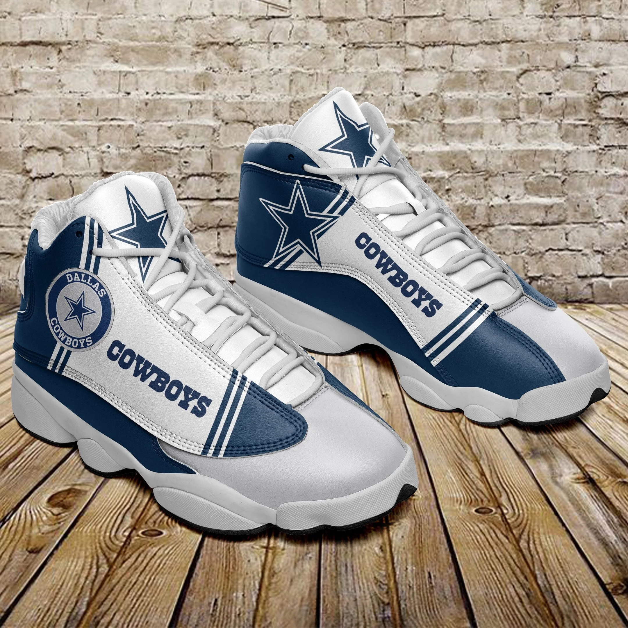Dallas Cowboys NFL AJ13 Sneakers Shoes For Men And Women 15