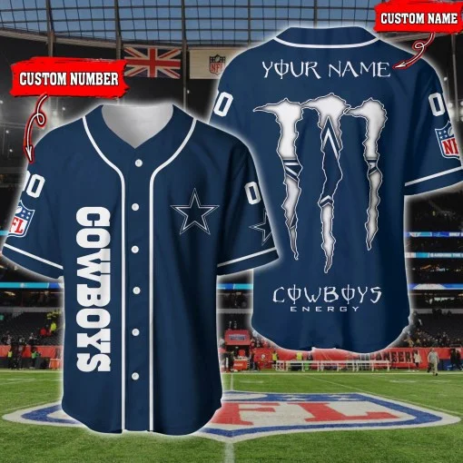 Dallas Cowboys Personalized Baseball Jersey 190