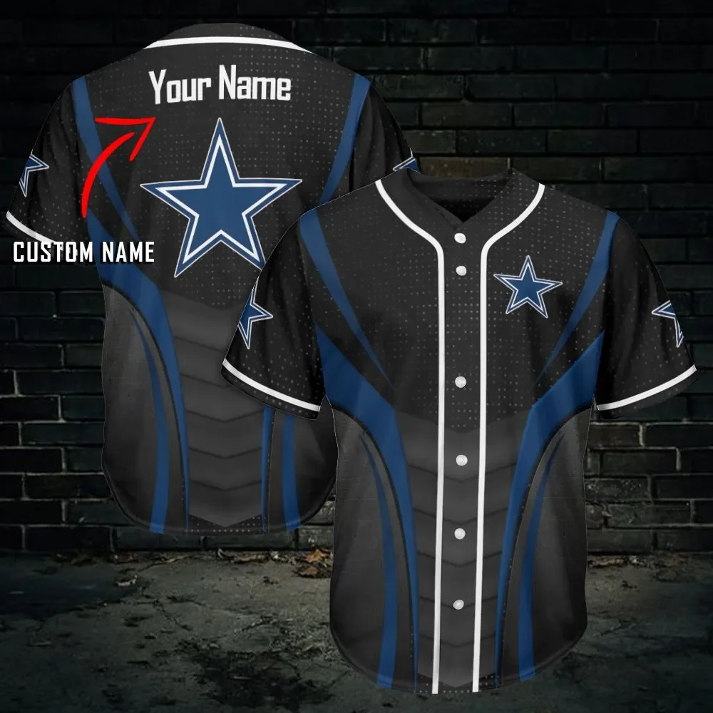 Dallas Cowboys Personalized Baseball Jersey 478