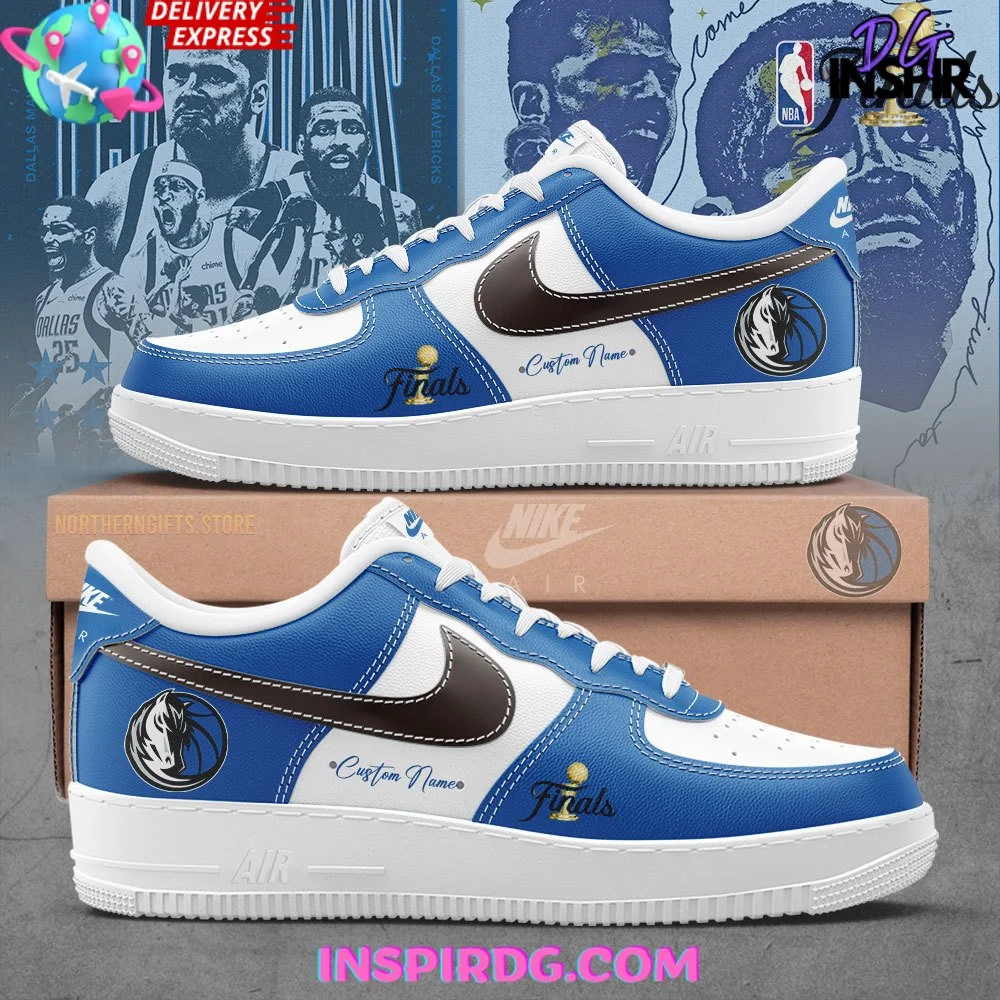 Dallas Mavericks Final Champions Custom Air Force 1