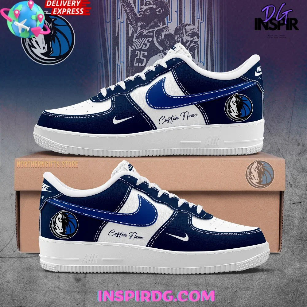 Dallas Mavericks x Custom Name Air Force 1