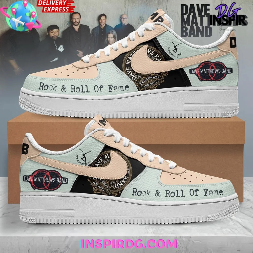Dave Matthews Band Rock & Roll Of Fame Limited Edition Air Force 1