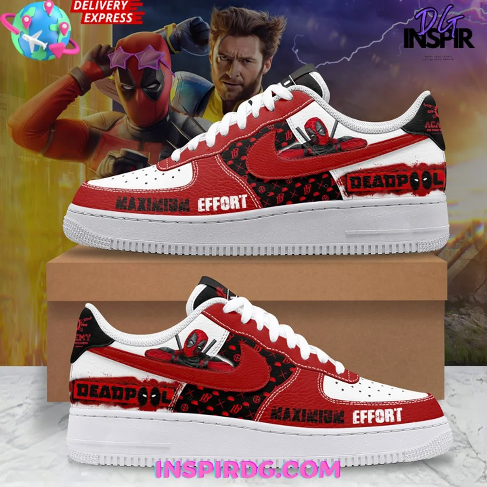 Deadpool & Wolverine Maximum Effort Limited Edition Air Force 1