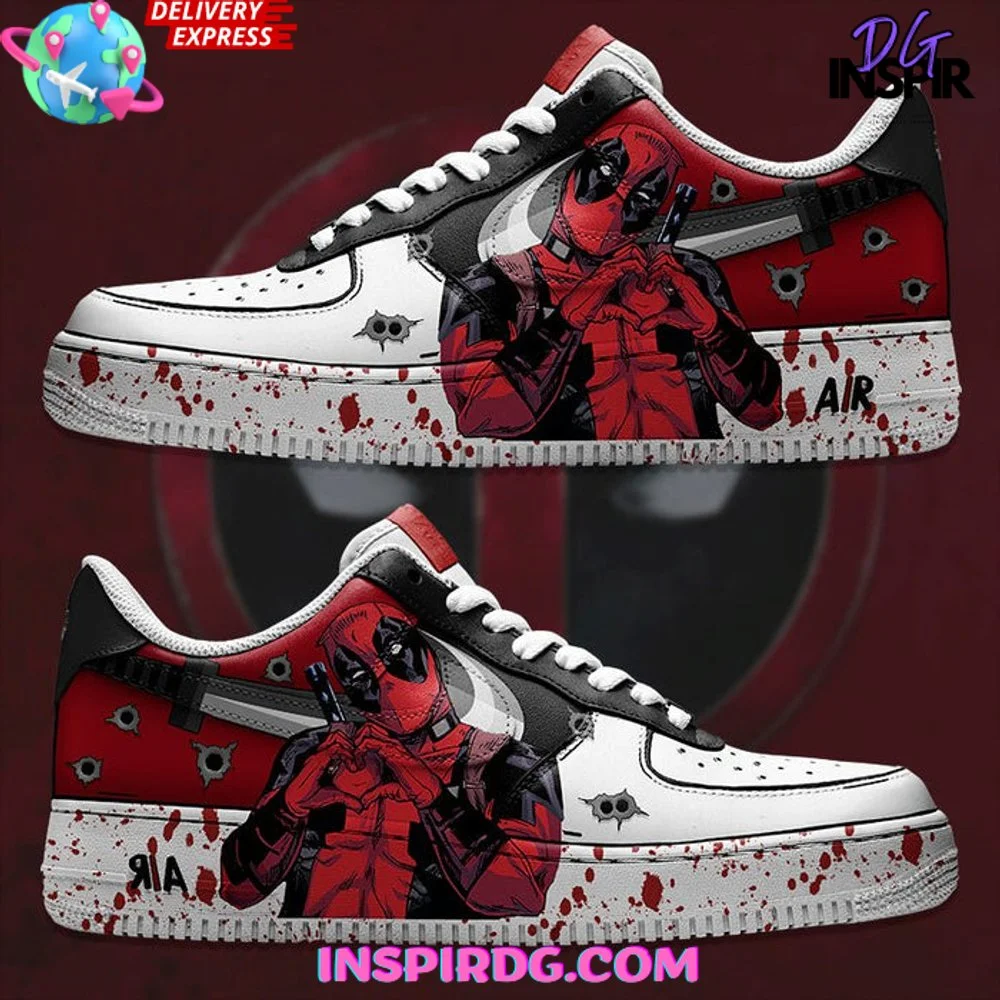 Deadpool Love You Limited Edition Air Force 1