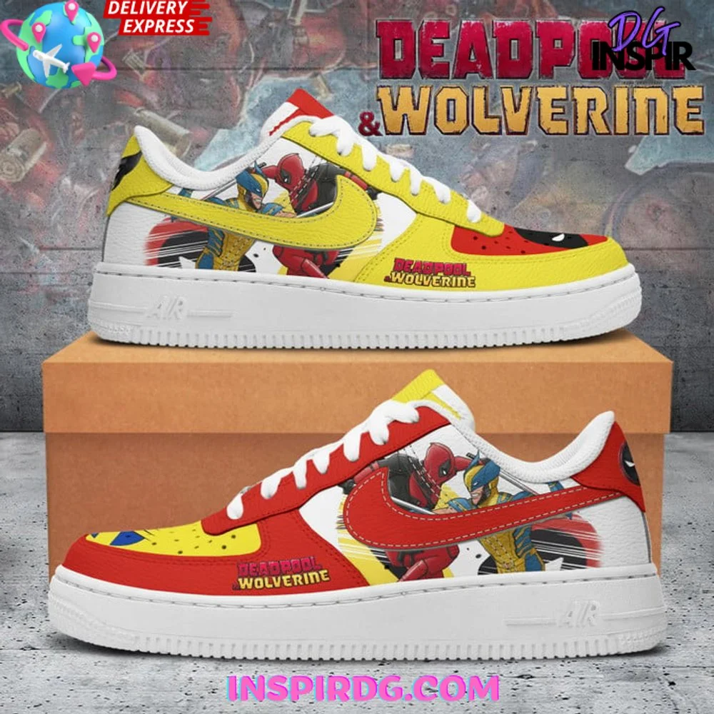 Deadpool vs Wolverine Limited Edition Air Force 1