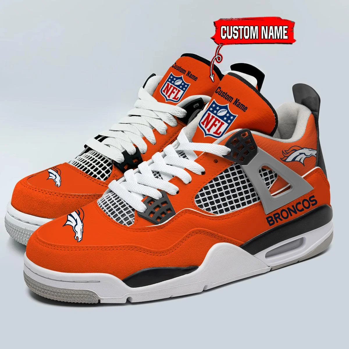 Denver Broncos AJ4 Sneakers 2