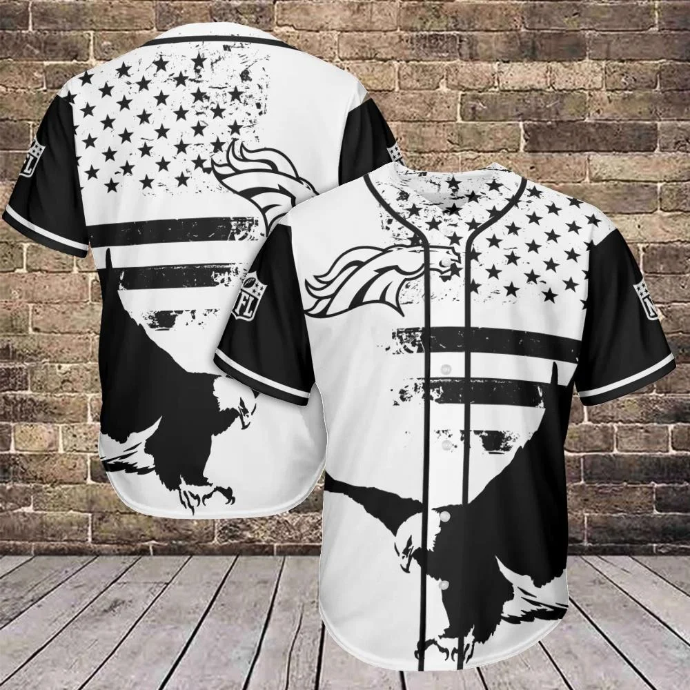 Denver Broncos Baseball Jersey Azcbjs361