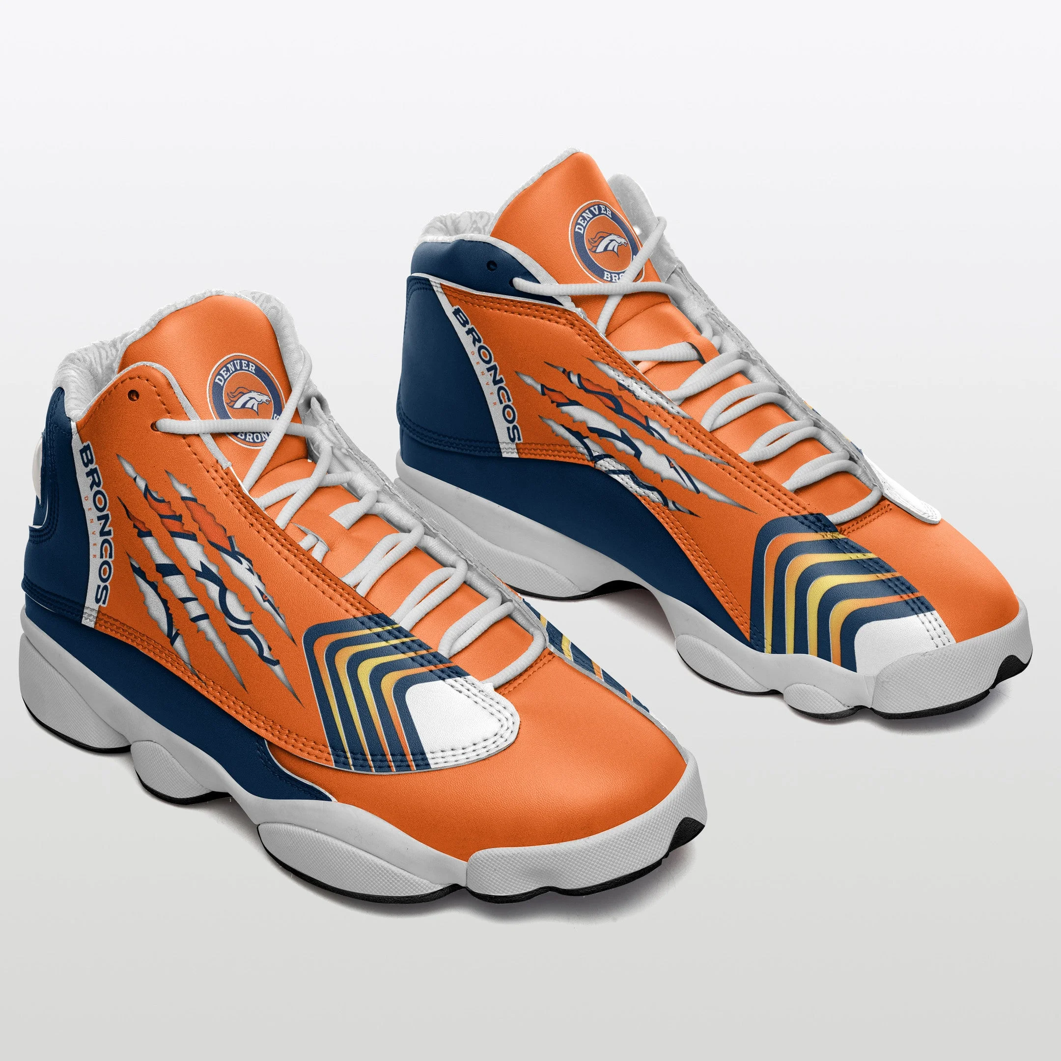 Denver Broncos NFL AJ13 Sneakers Shoes For Men And Women 23