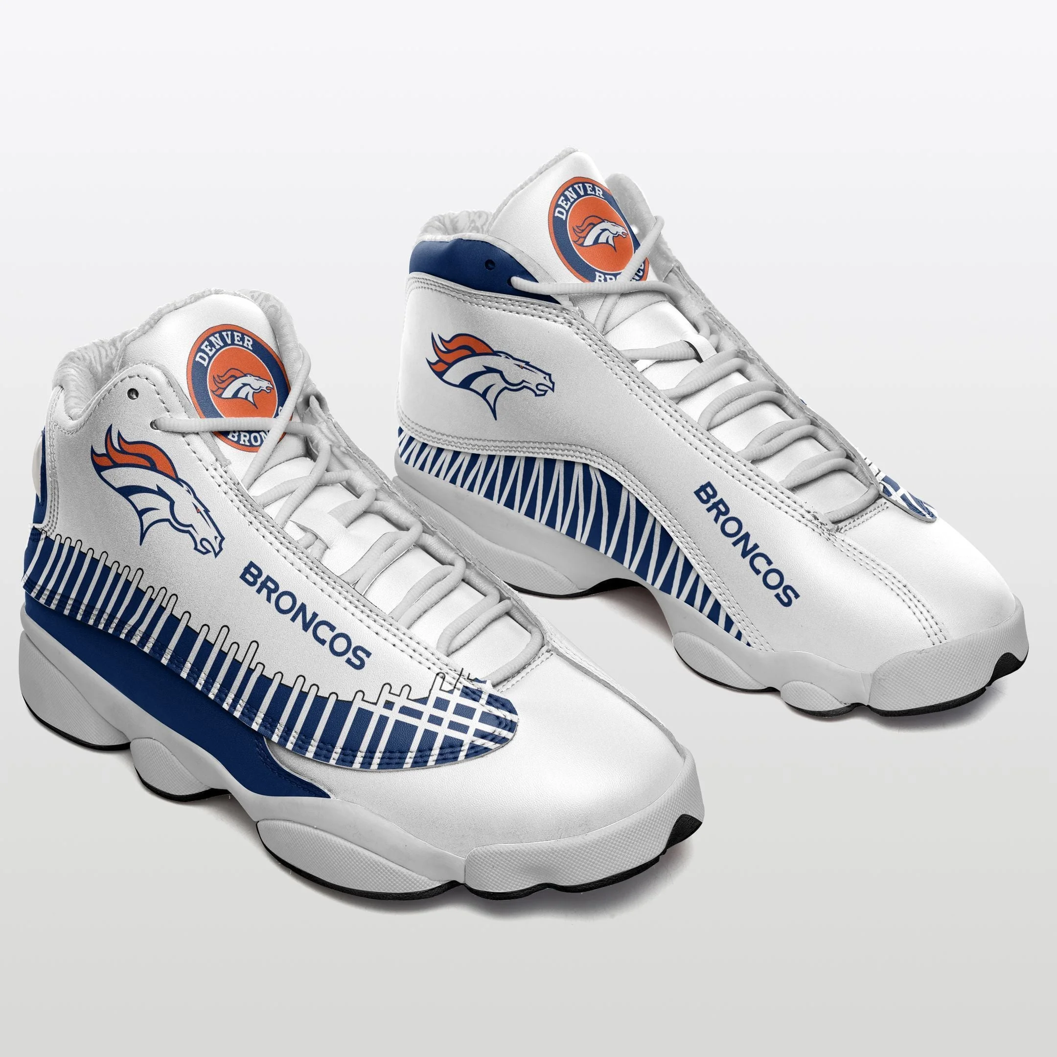 Denver Broncos NFL AJ13 Sneakers Shoes For Men And Women 7