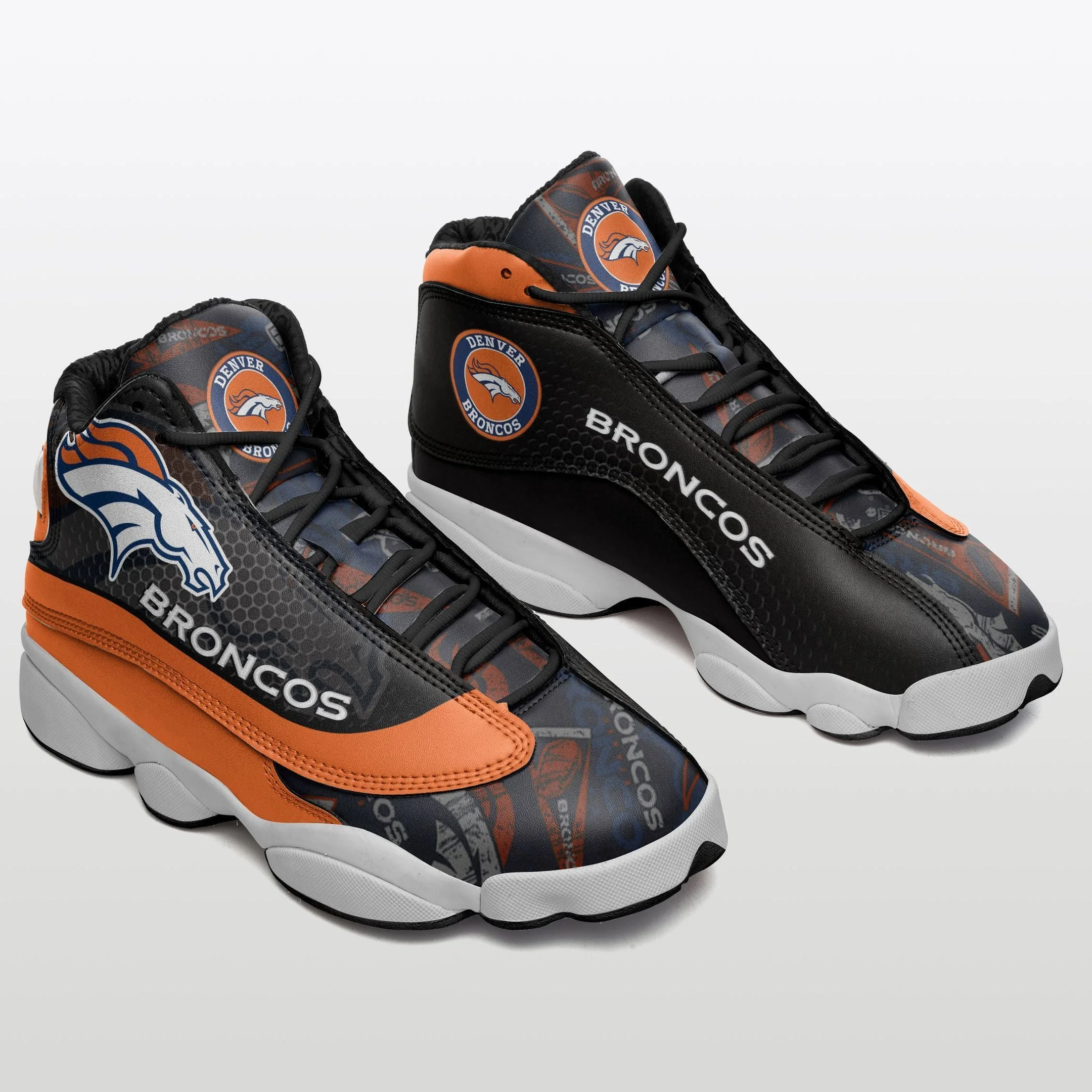 Denver Broncos NFL AJ13 Sneakers Shoes For Men And Women 9