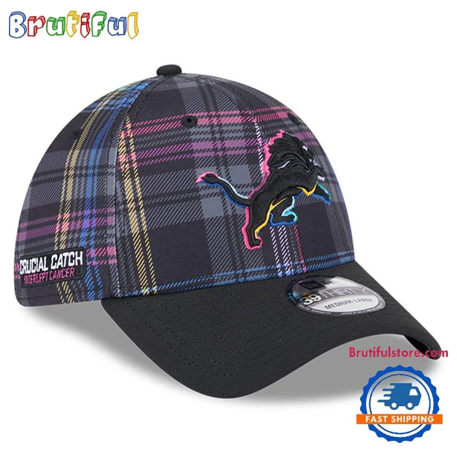 Detroit Lions Black 2024 NFL Crucial Catch Baseball Cap