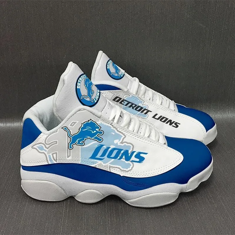 Detroit Lions NFL AJ13 Sneakers Shoes For Men And Women