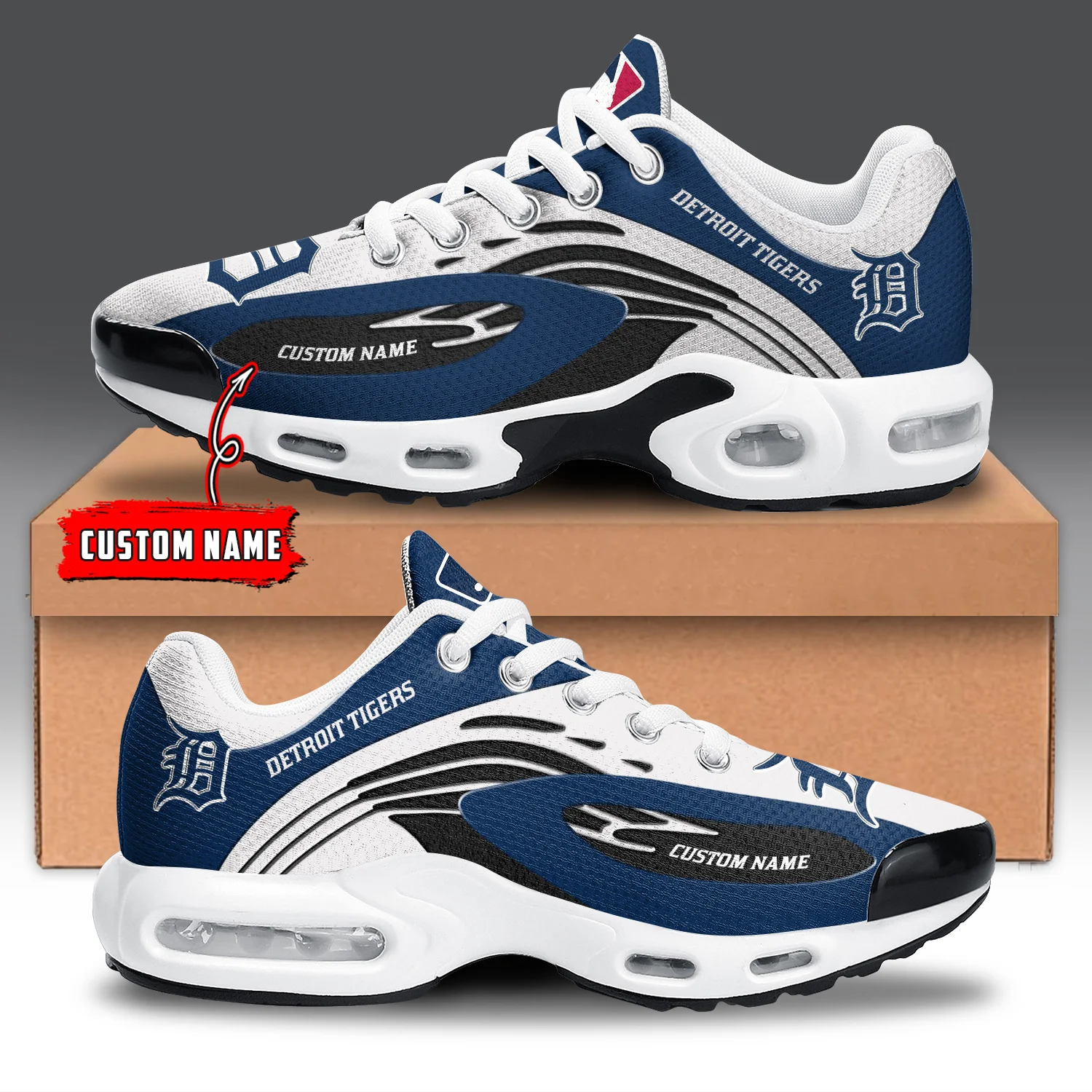 Detroit Tigers Air Max Plus Shoes Sneakers For Men And Women