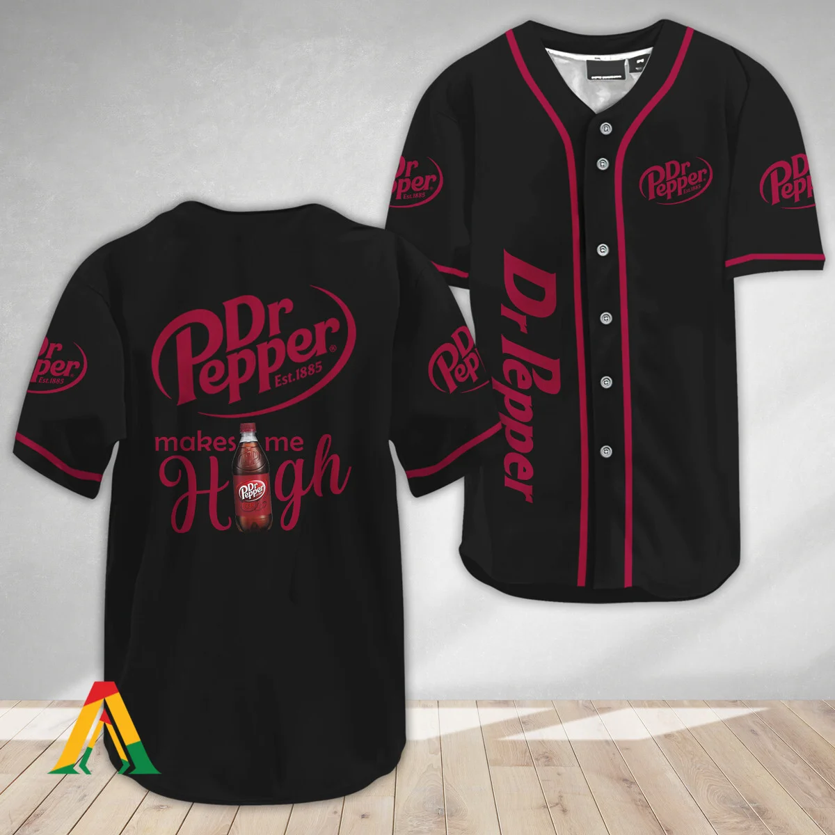 Dr Pepper Make Me High Baseball Jersey Style7184