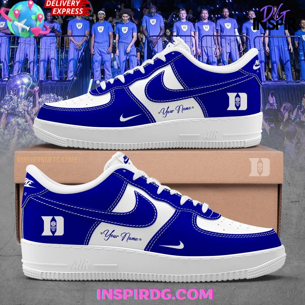 Duke Blue Devils Basketball Custom Air Force 1