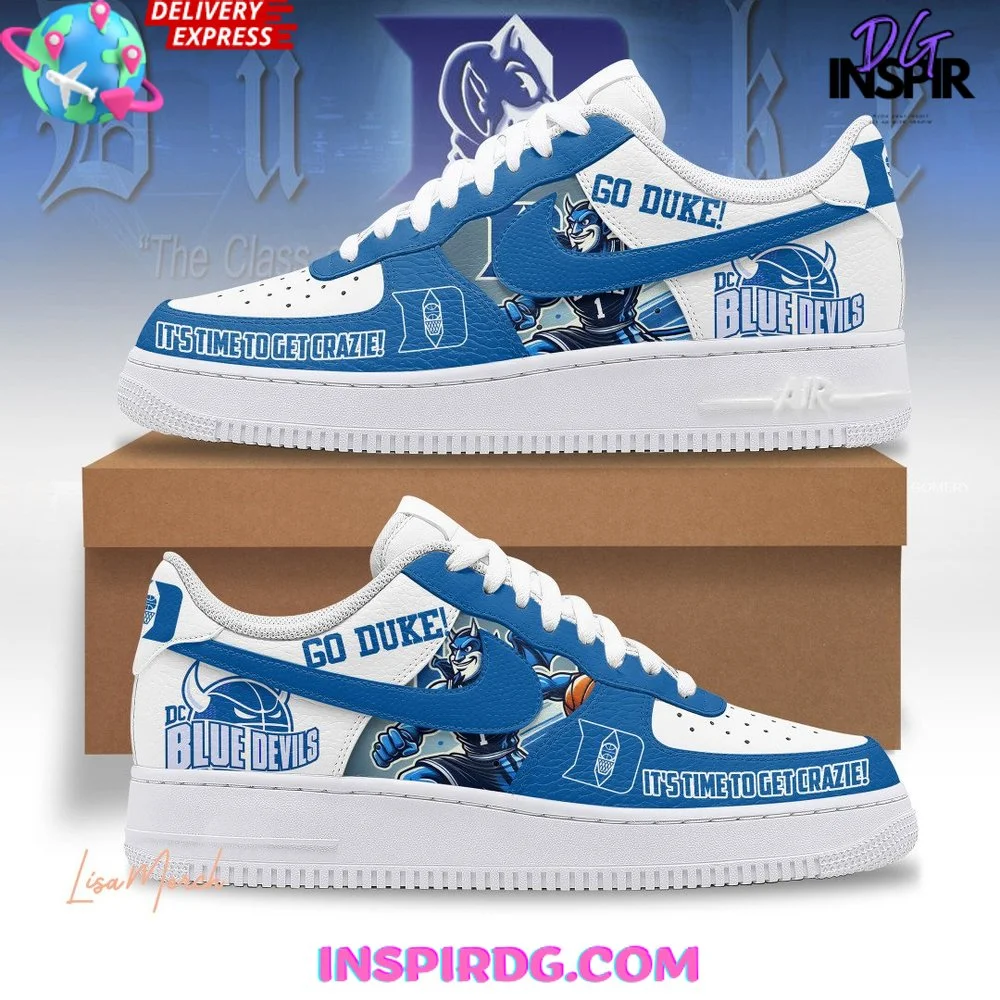 Duke Blue Devils Go Duke Limited Edition Air Force 1