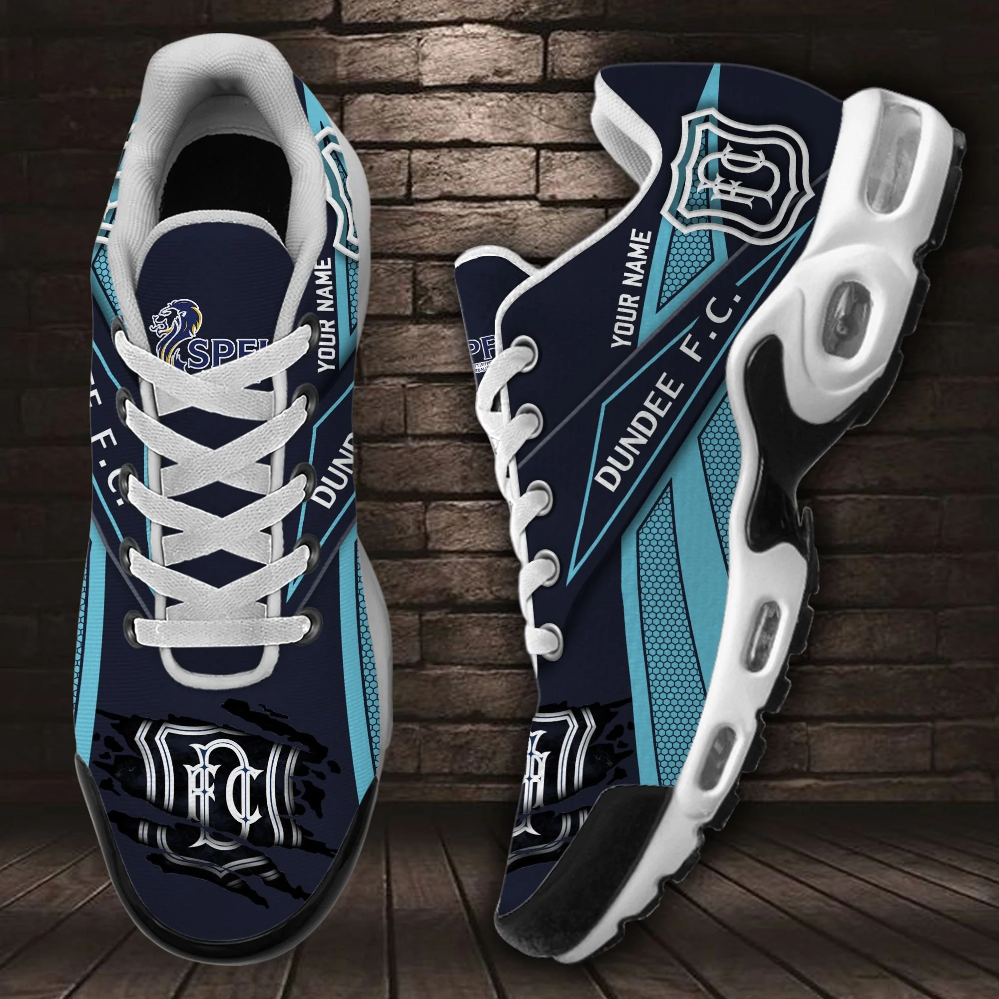 Dundee F.C. Air Max Plus Shoes Sneakers For Men And Women - Image 2