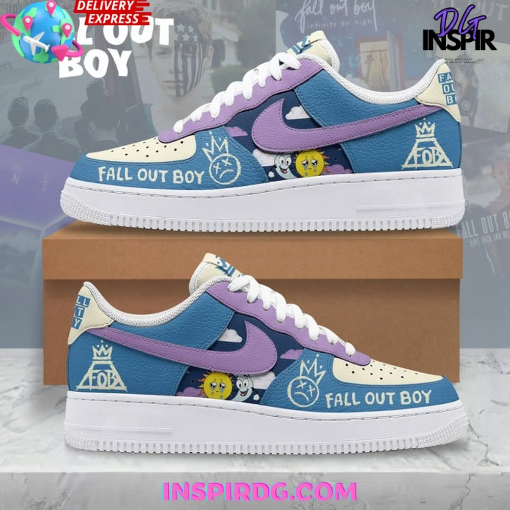 Fall Out Boy Limited Edition Air Force 1 Shoes