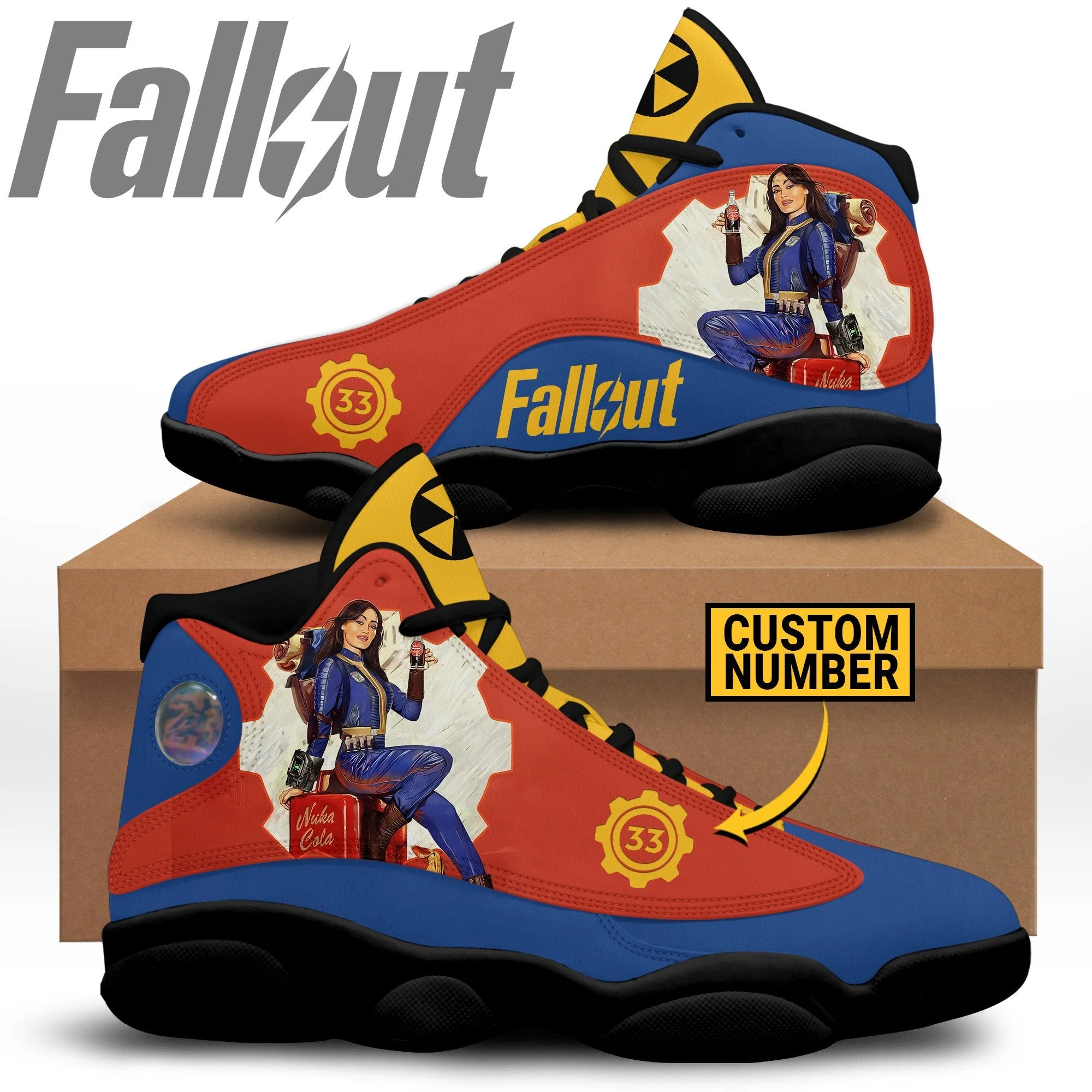 Fallout AJ13 Sneakers Shoes For Men And Women